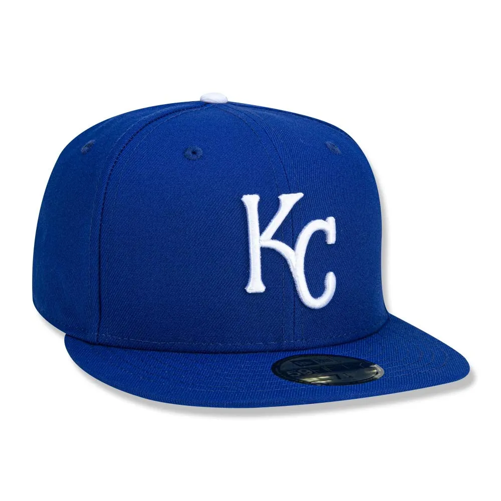 New Era MLB Kansas City Royals 59Fifty Basic Fitted Cap - Royal Blue - immagine 3