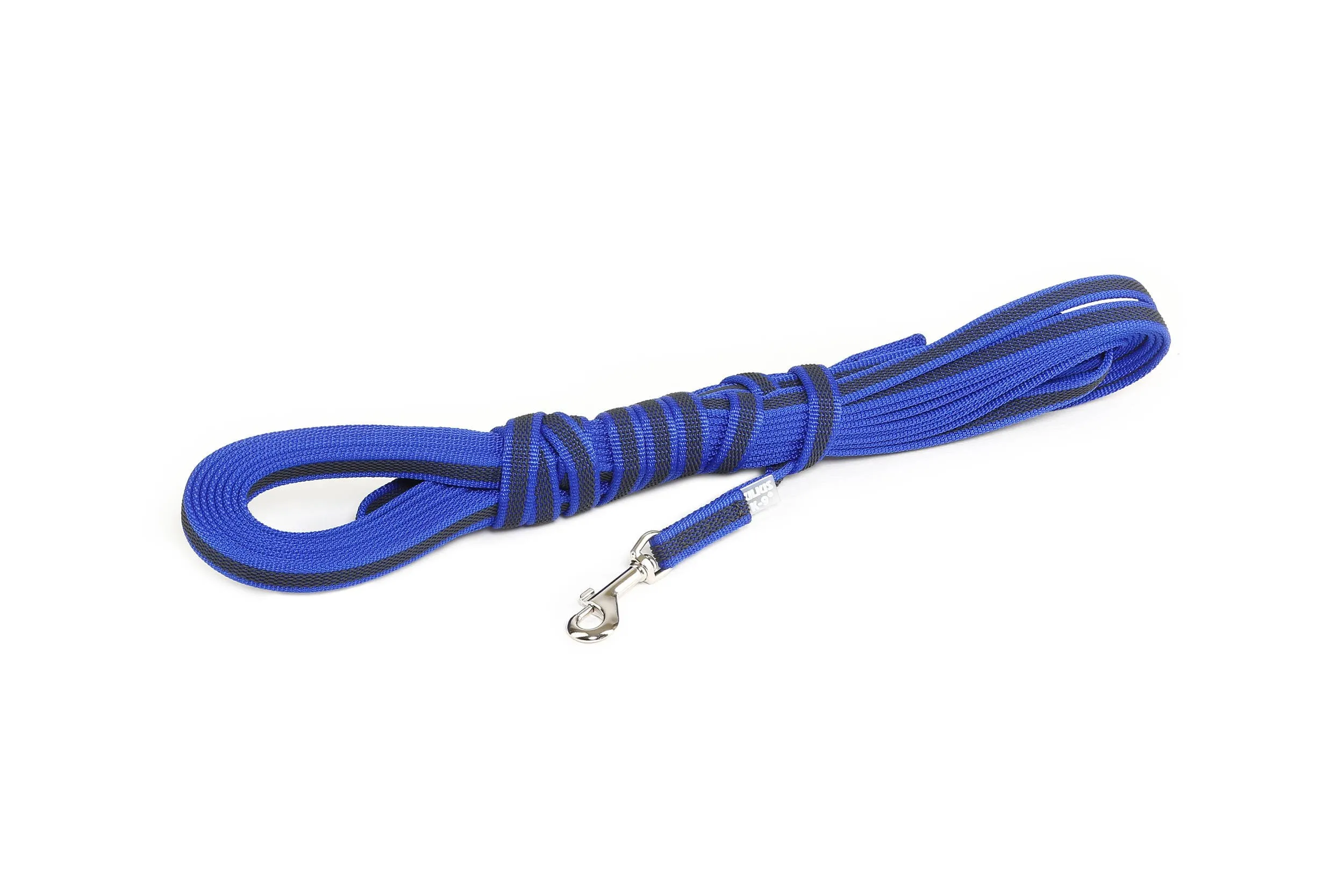 Julius-K9 Super Presa Guinzaglio con Manico, 14 mm x 10 m, Blu - immagine 1