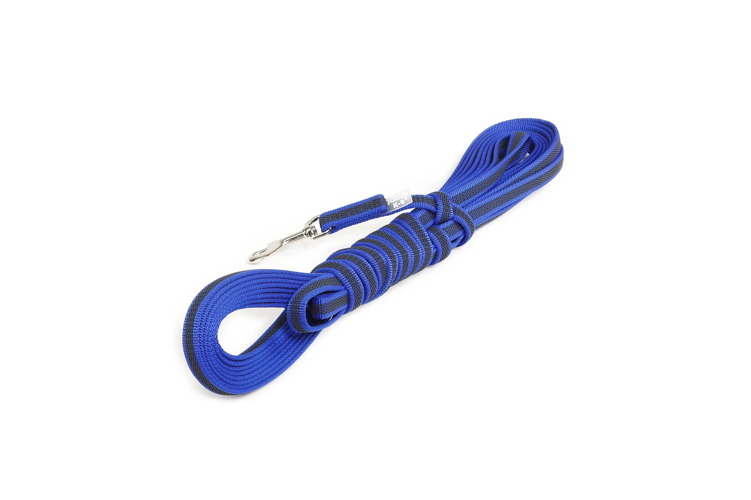 Julius-K9 Super Presa Guinzaglio con Manico, 14 mm x 10 m, Blu - immagine 2