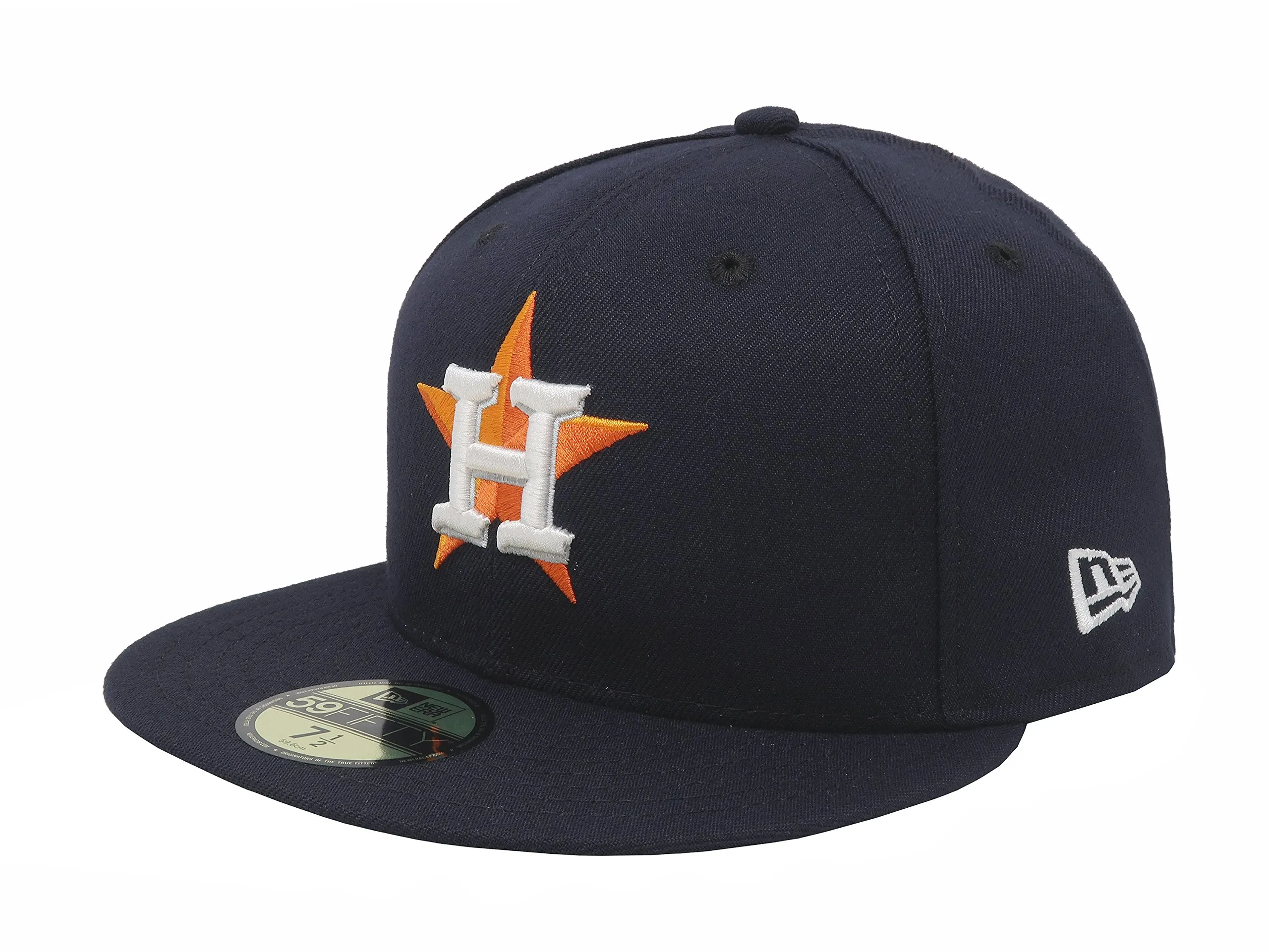New Era Houston Astros On Field Fitted Hat, Navy Blue, 53 - immagine 1
