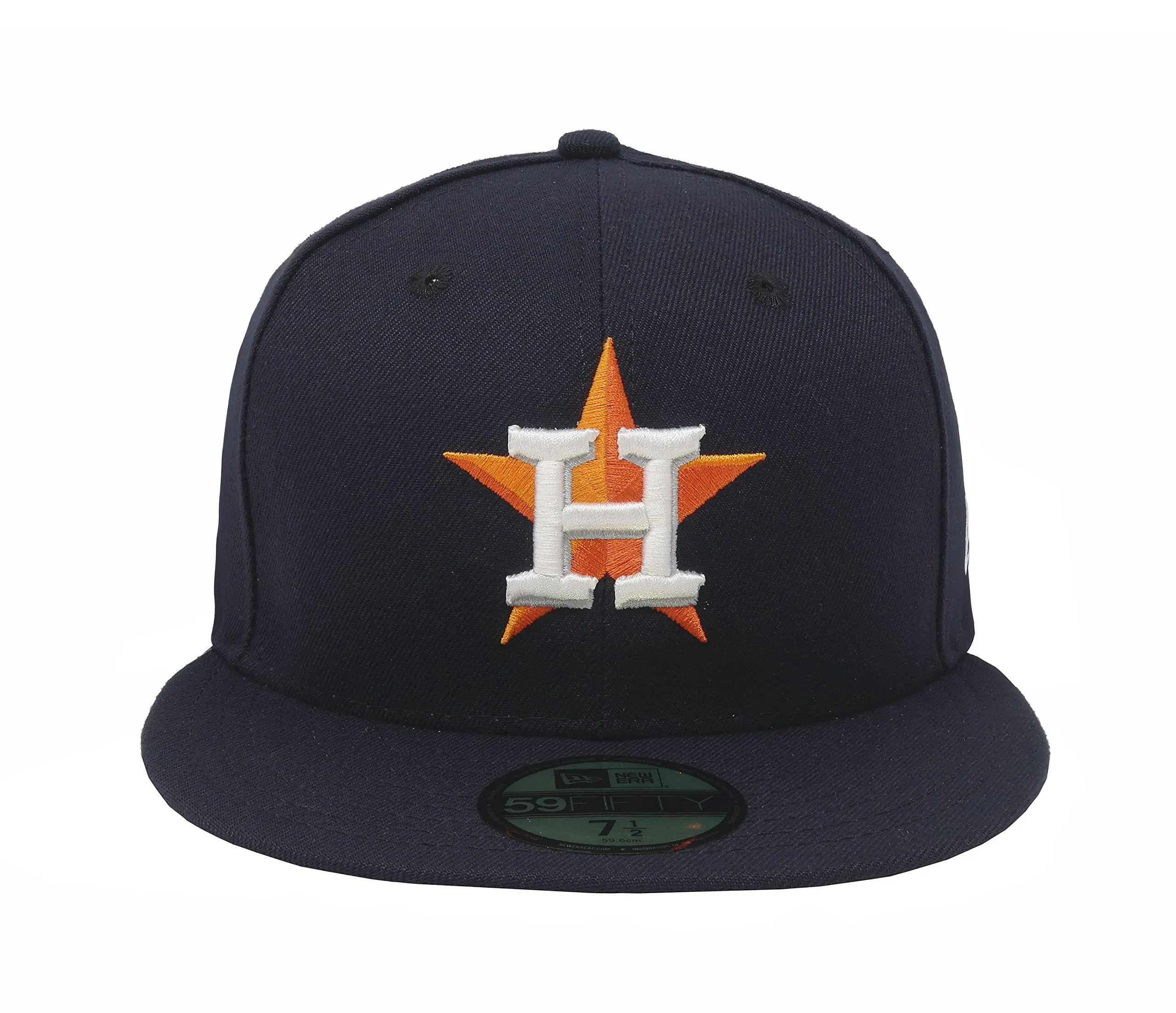 New Era Houston Astros On Field Fitted Hat, Navy Blue, 53 - immagine 2