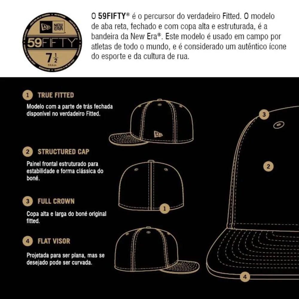 New Era Houston Astros On Field Fitted Hat, Navy Blue, 53 - immagine 7