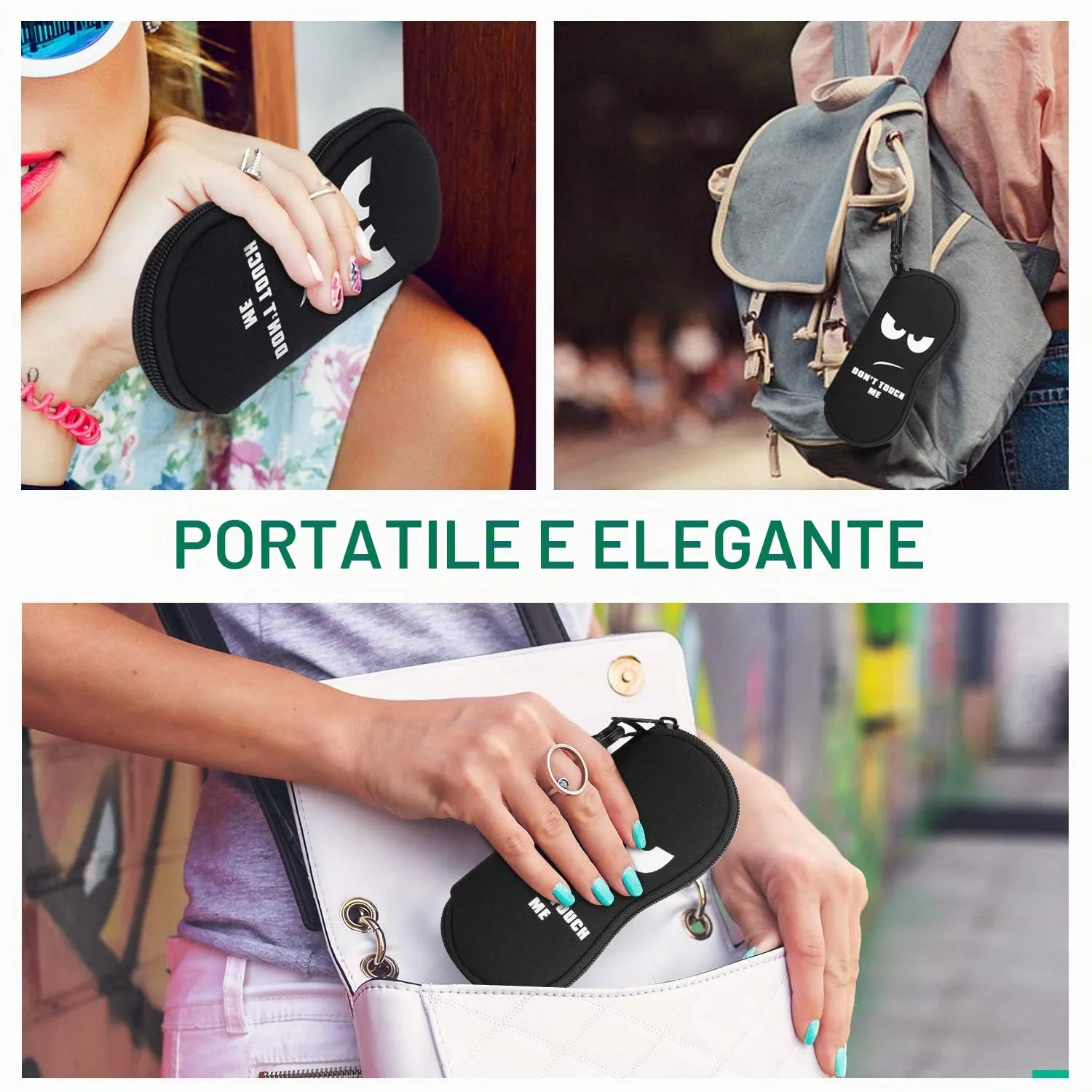 MoKo Don't Touch Me Custodia per occhiali da sole in neoprene - immagine 6