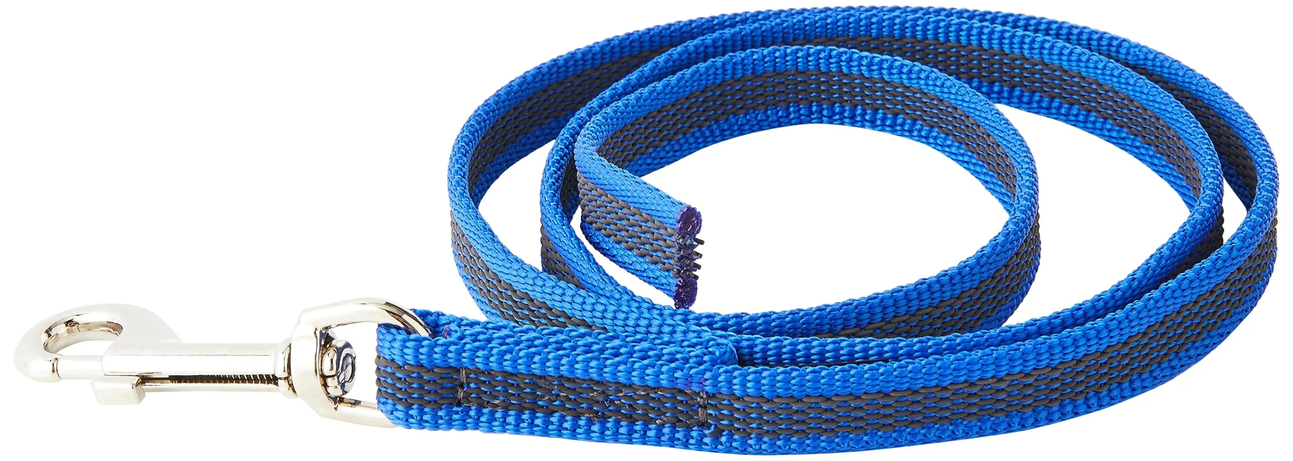 Julius-K9 Color & Gray Super Presa Guinzaglio Senza Manico, 14 mm x 1 m, Blu - immagine 1