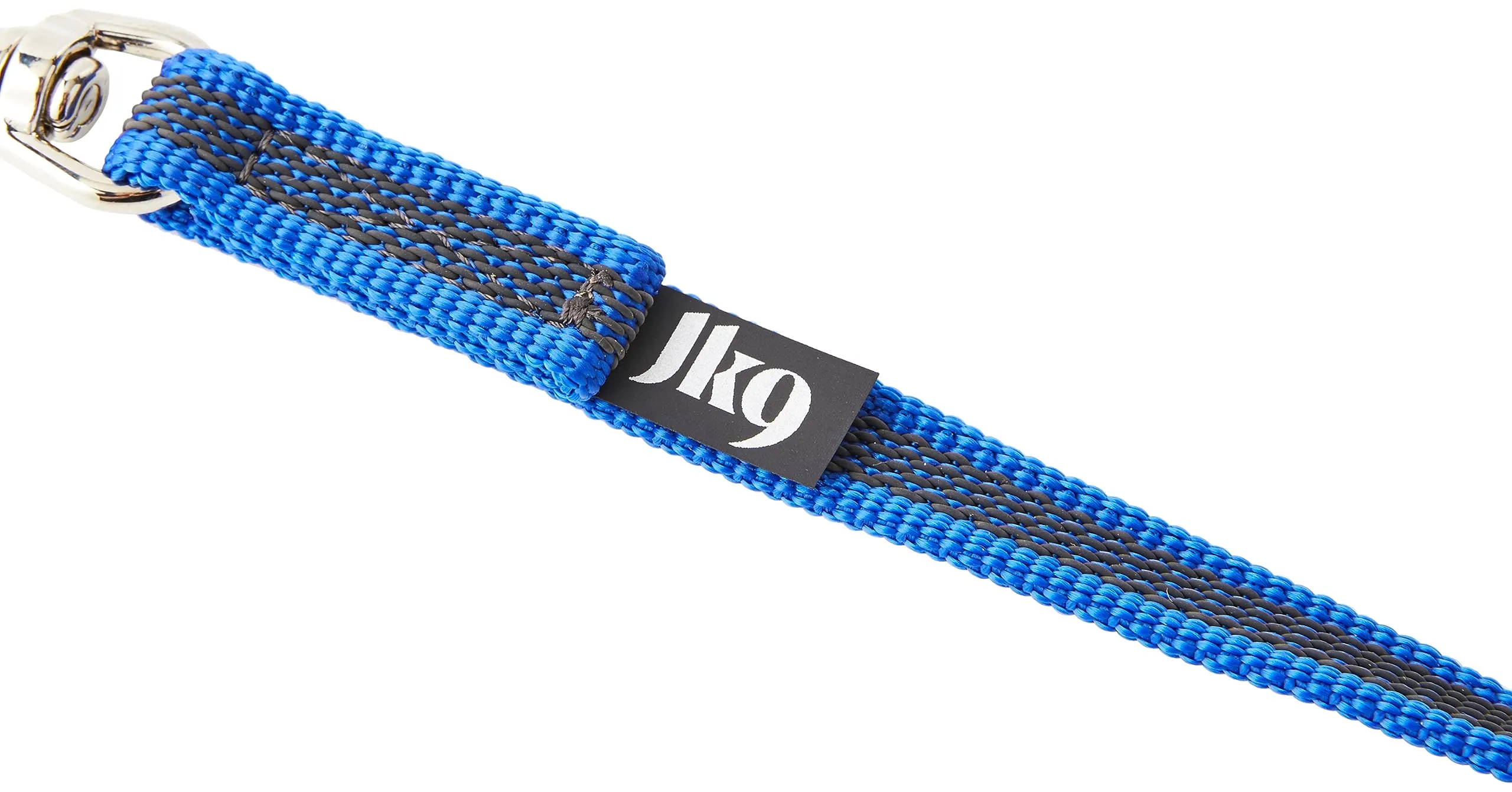 Julius-K9 Color & Gray Super Presa Guinzaglio Senza Manico, 14 mm x 1 m, Blu - immagine 3
