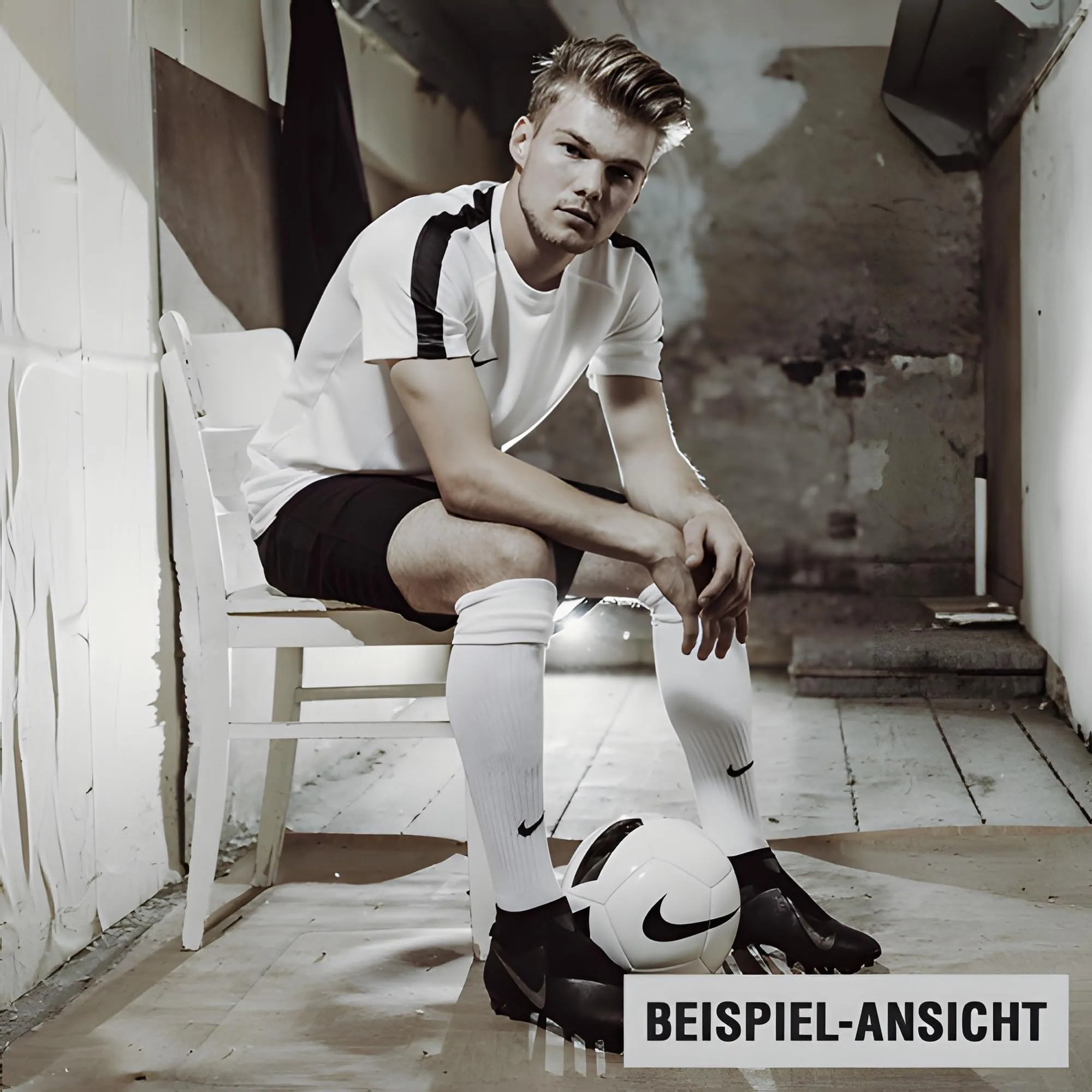Nike Classic II Cushion Over-The-Calf Football Socks, University Blue/White, L - immagine 7