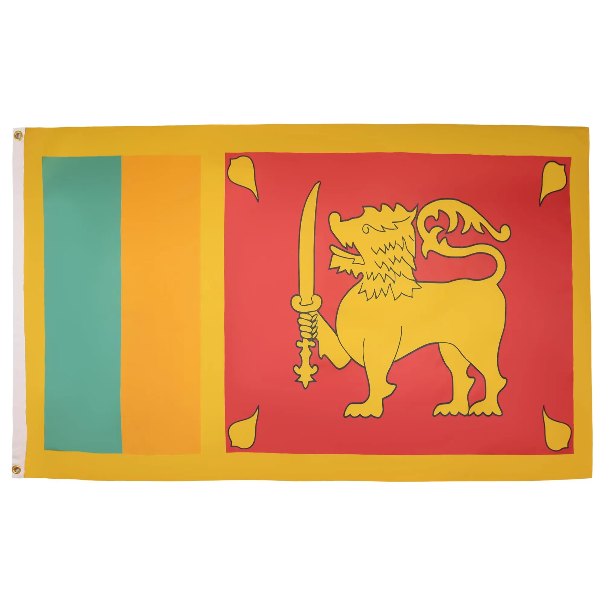 AZ FLAG Bandiera Sri Lanka 250x150 cm Poliestere 100D con 2 Occhielli - immagine 1
