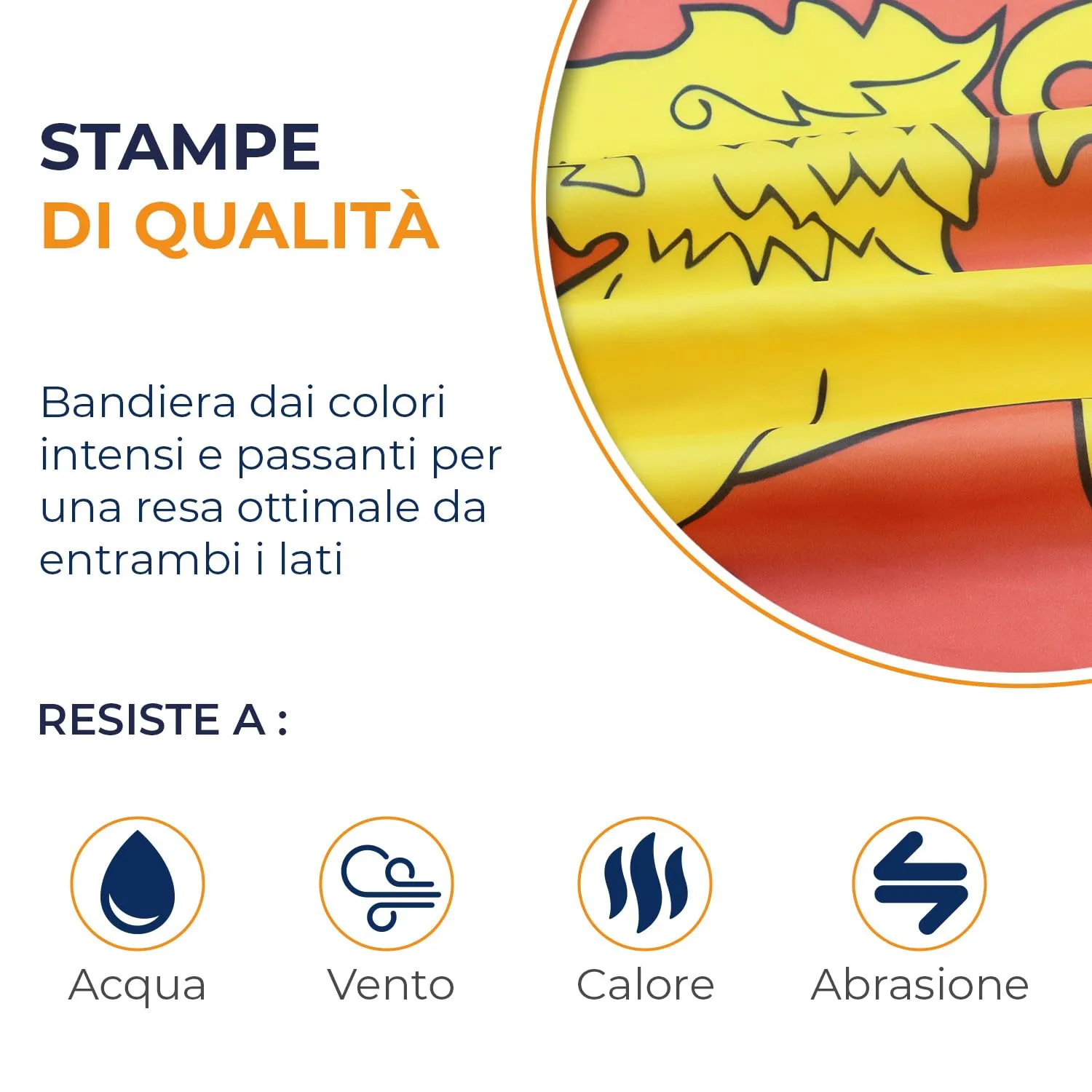AZ FLAG Bandiera Sri Lanka 250x150 cm Poliestere 100D con 2 Occhielli - immagine 3