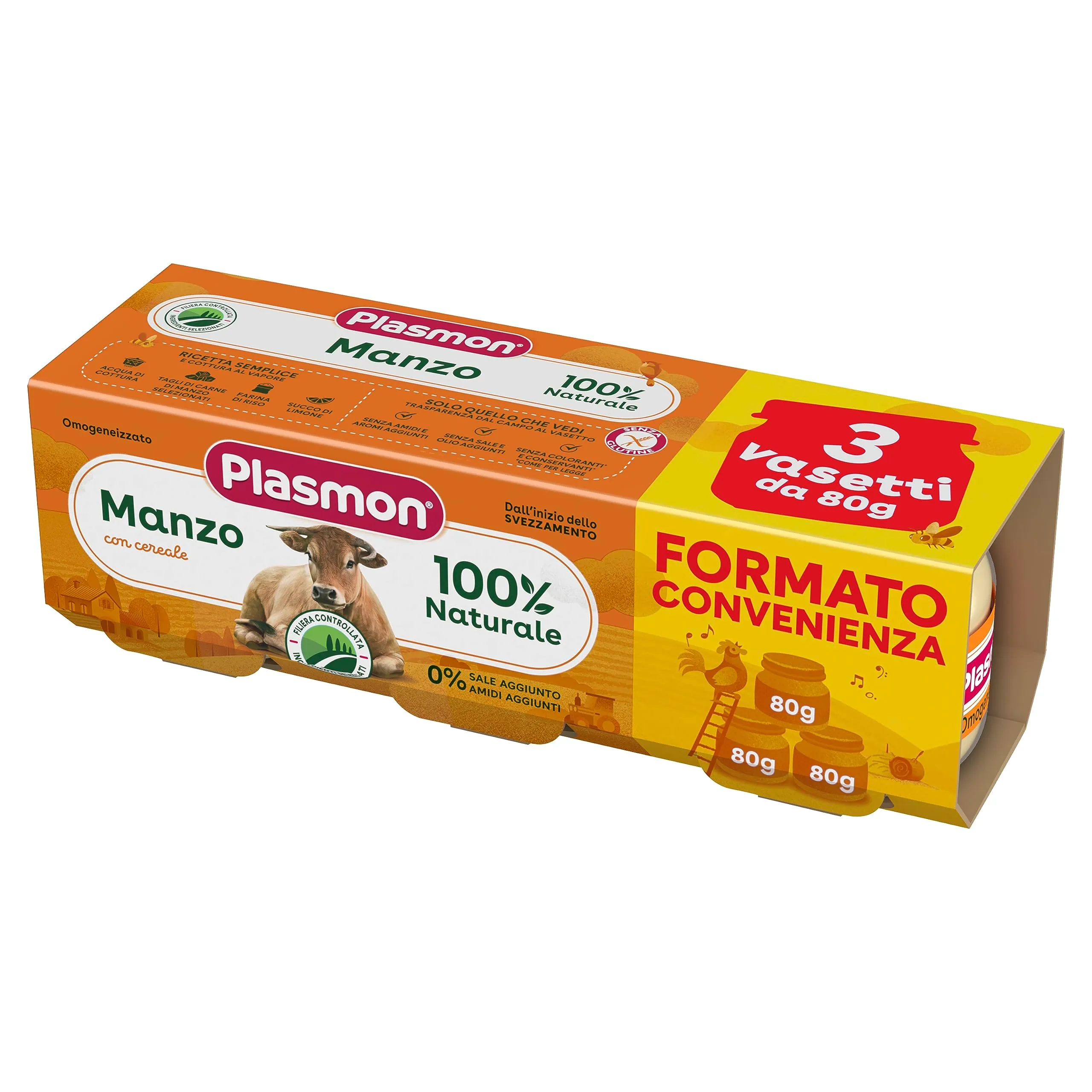 Plasmon Omogeneizzato Manzo 24x80g - immagine 2