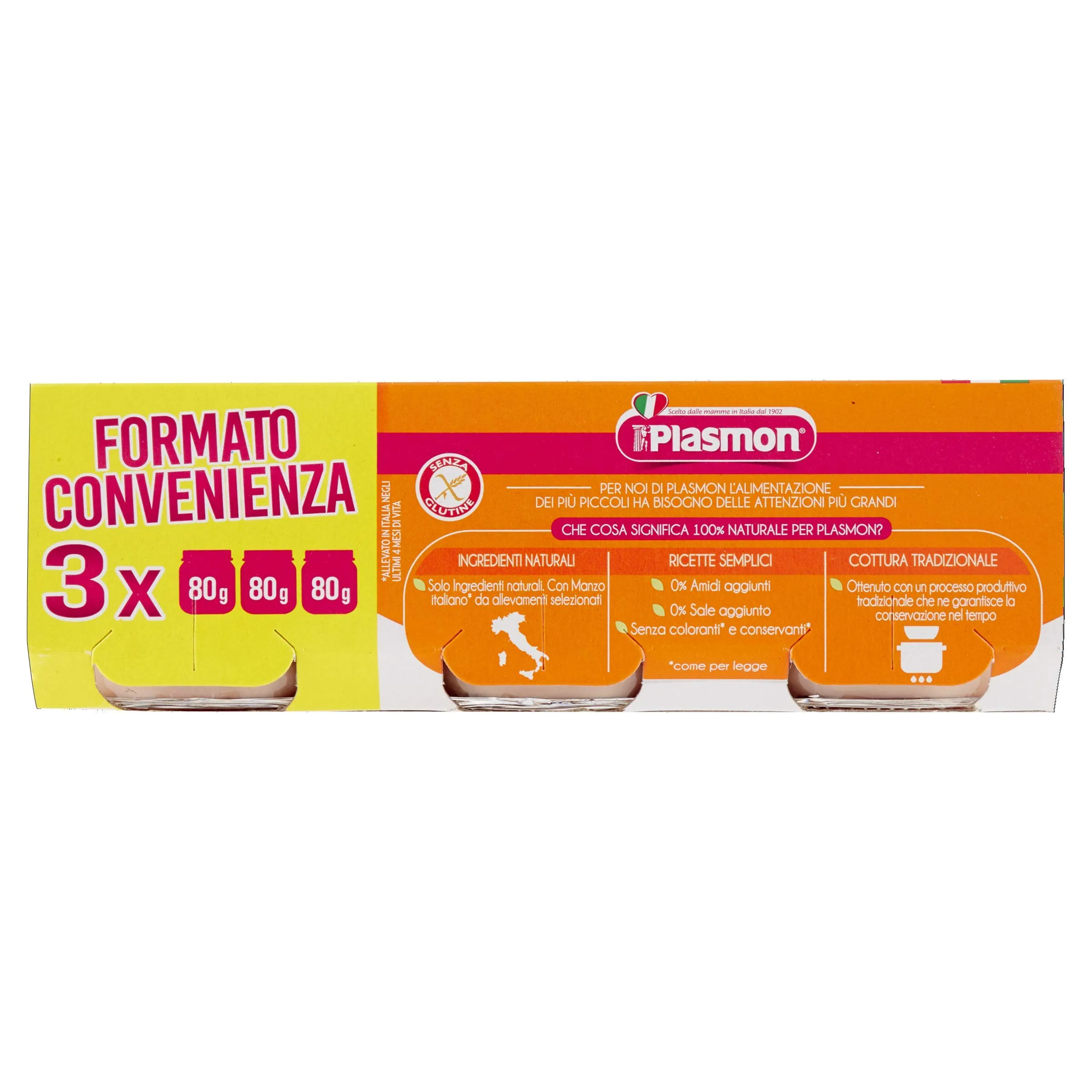 Plasmon Omogeneizzato Manzo 24x80g - immagine 3