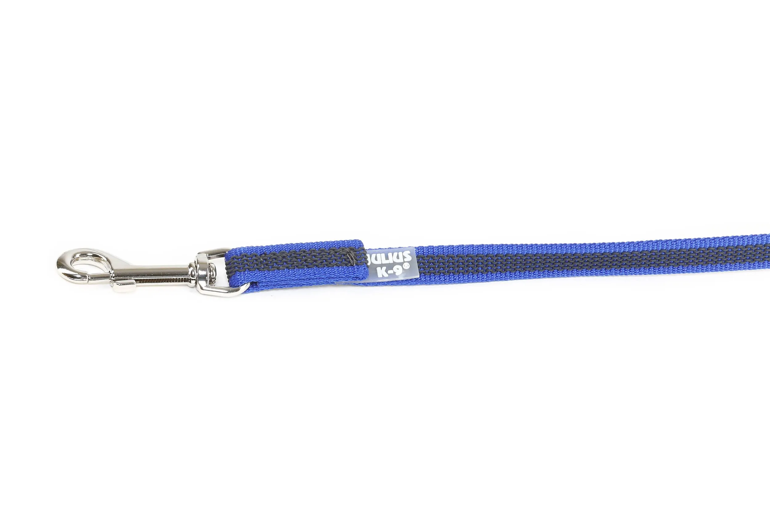 Julius-K9 Super Presa Guinzaglio Con Manico e Anello O, 14 mm x 1.2 m, Blu - immagine 3