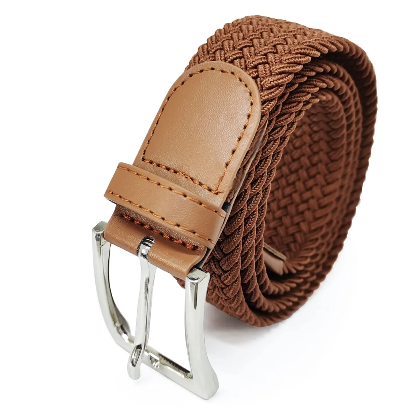 GLAMEXX24 Cintura Elastica Unisex in Tessuto Intrecciato Regolabile - immagine 1