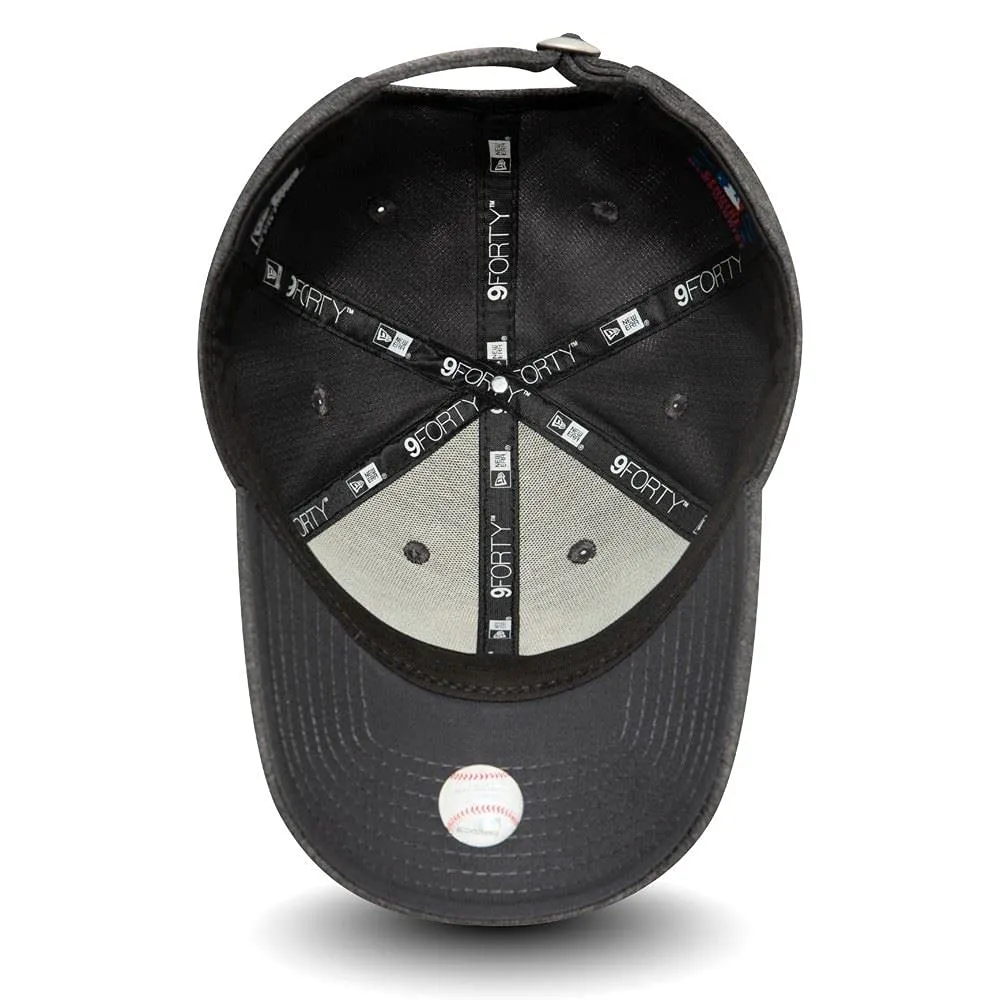 New Era York Yankees 9FORTY Women's Adjustable Cap - Tech Jersey Grey - One Size - immagine 3