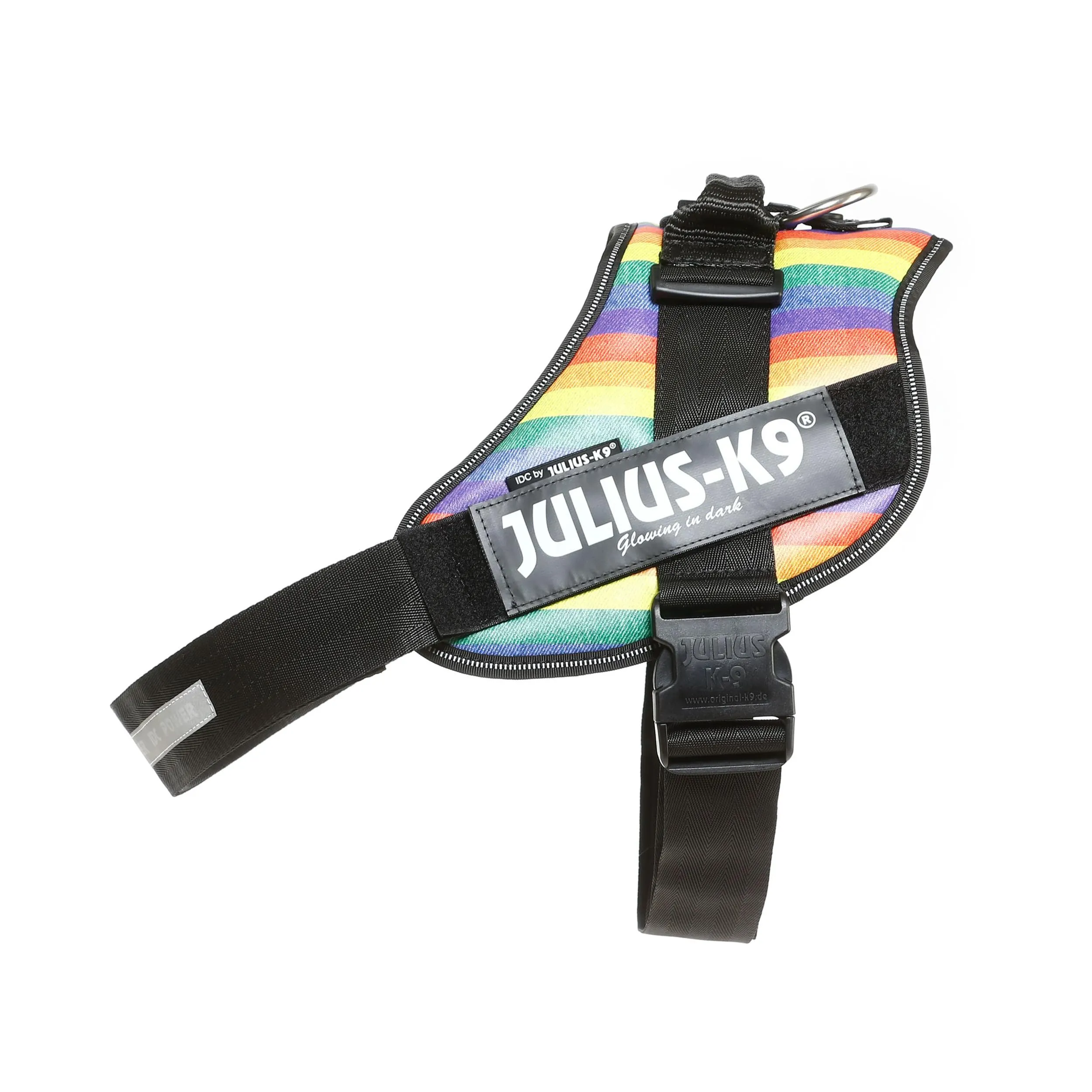 Julius-K9 IDC Power Harness, Size 4, Arcobaleno - pelle artificiale - immagine 2