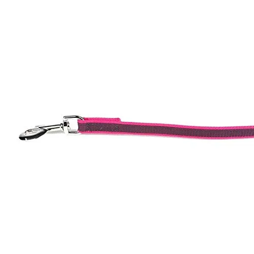 Julius-K9 Color & Gray Super Presa Guinzaglio Con Manico, 14 mm x 1.2 m, Rosa - immagine 4