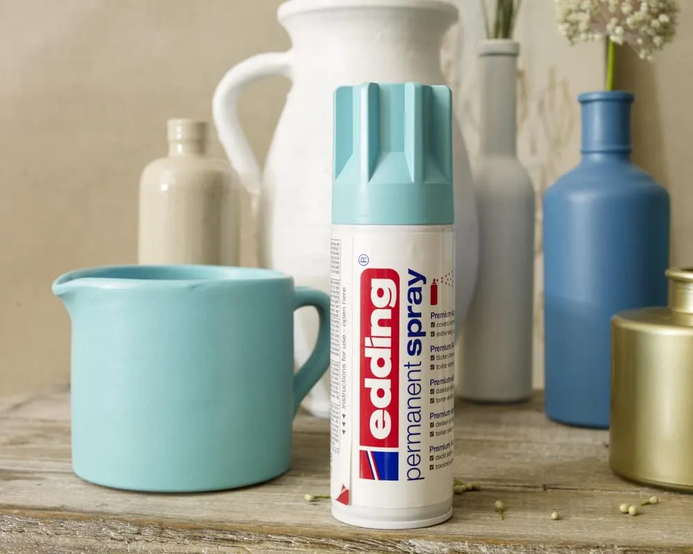 Edding 5200 Bomboletta Spray, Turchese Ricco Opaco, 200 ml - immagine 2