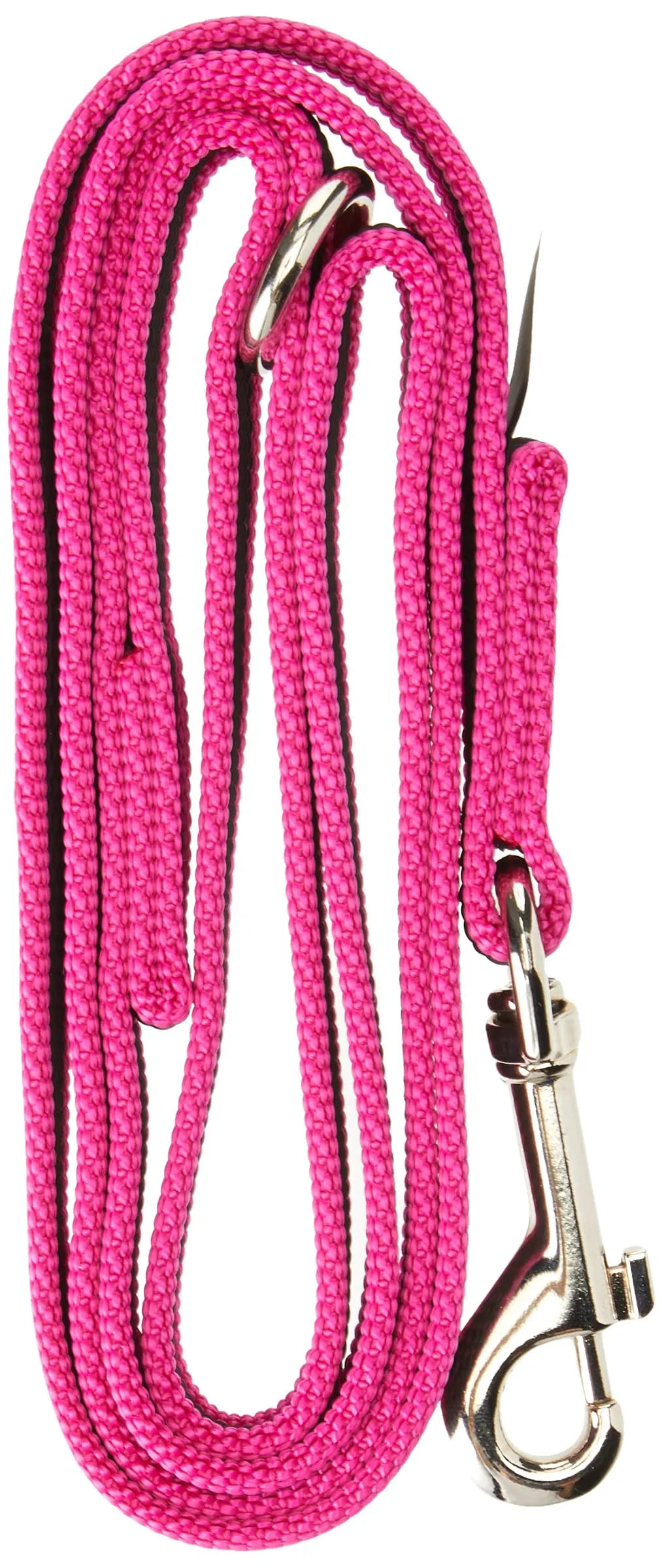 Julius-K9 Color & Gray Super Presa Guinzaglio con Manico e Anello O, 14 mm x 1.2 m, Rosa - immagine 2