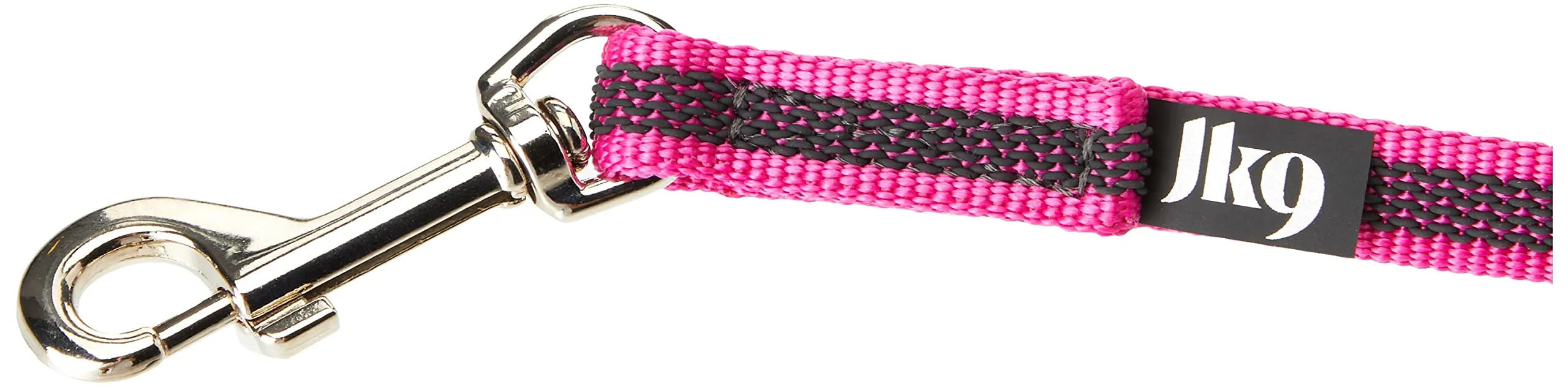 Julius-K9 Color & Gray Super Presa Guinzaglio con Manico e Anello O, 14 mm x 1.2 m, Rosa - immagine 3