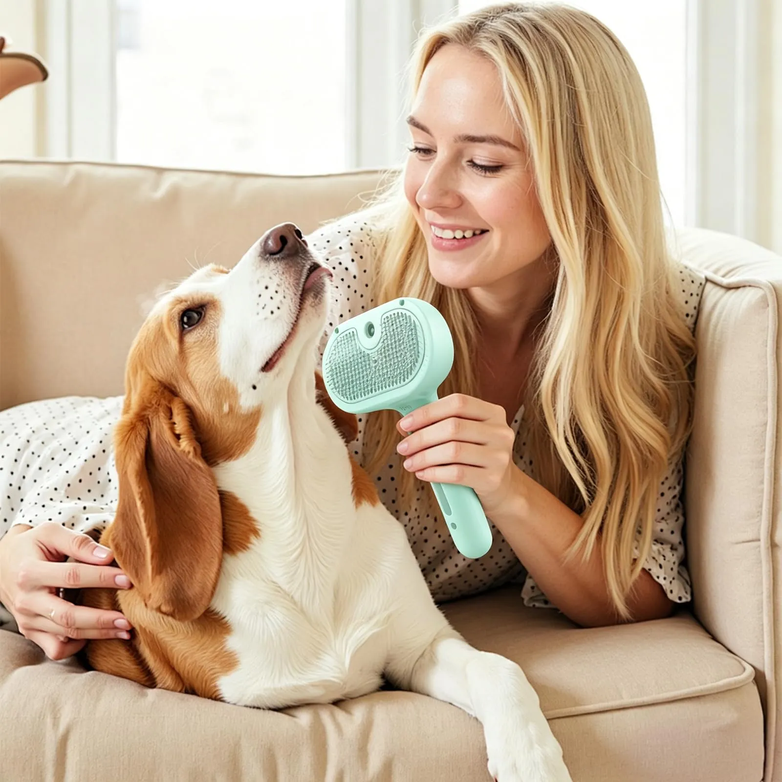 Oskuglin Spazzola Vapore Freddo 3-in-1 per Cani e Gatti - immagine 2