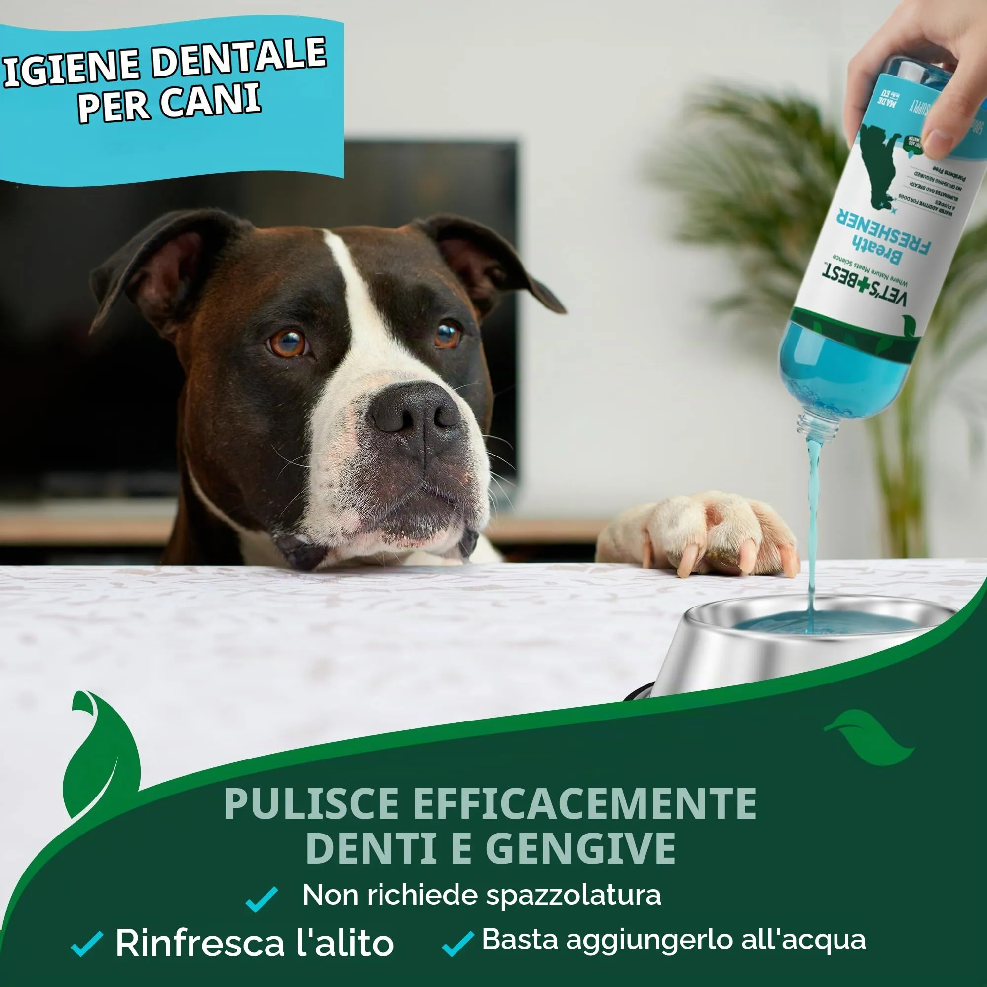 Vet's Best Alito Fresco Additivo Acqua Cani 500ml - immagine 5