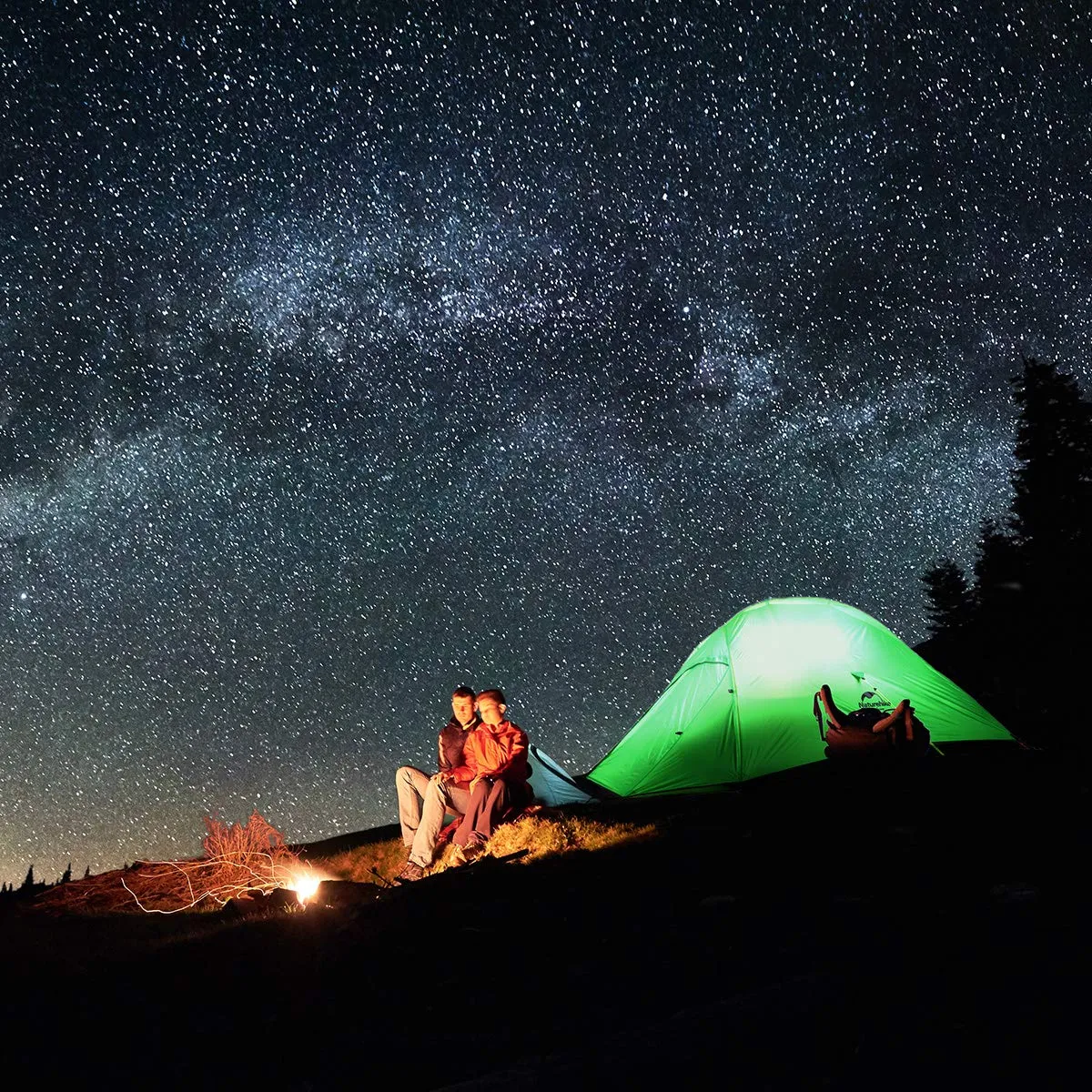 Naturehike Cloud-Up 2 Tenda da Campeggio 2 Persone 3-4 Stagioni Leggera Verde 210T - immagine 8