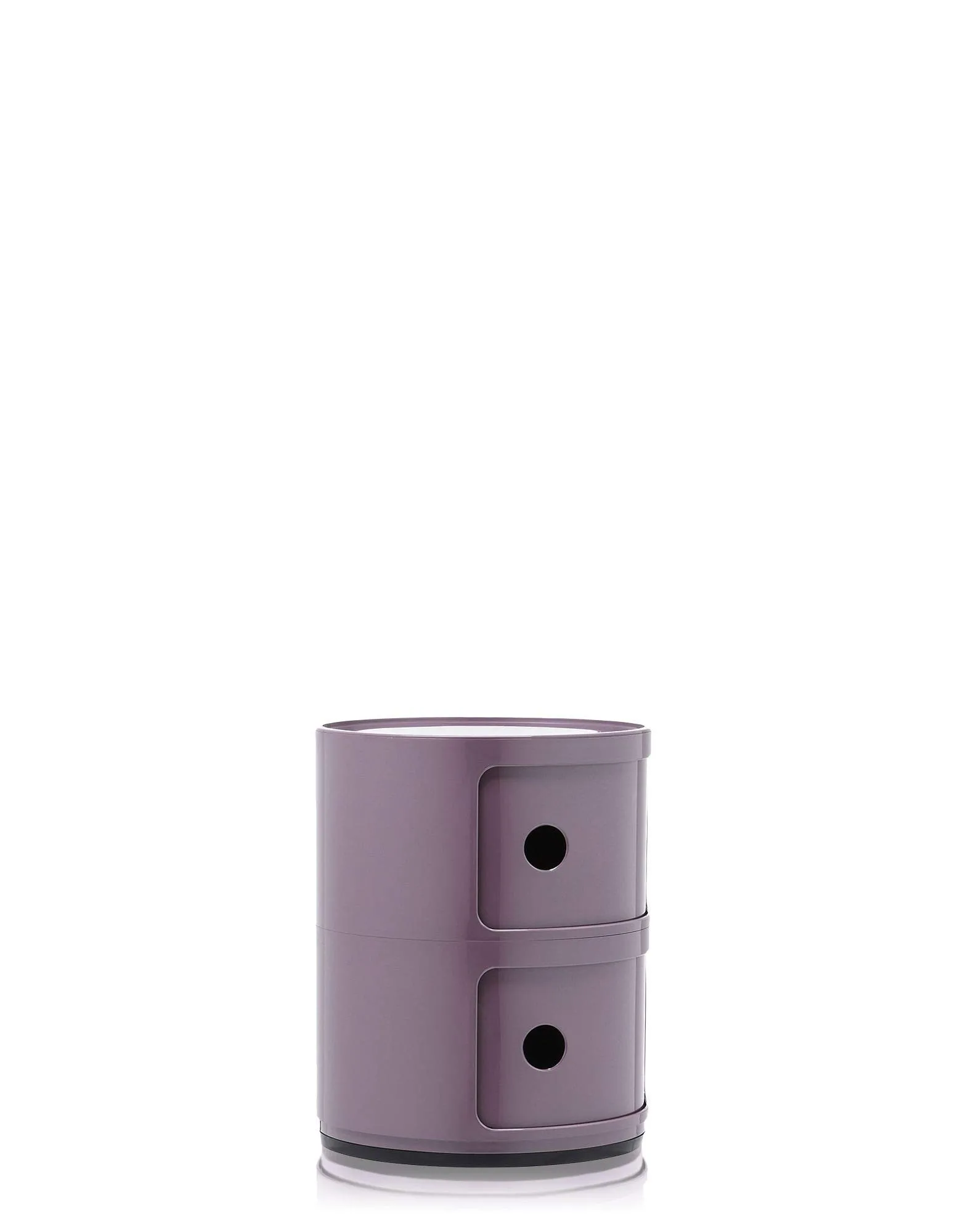 Kartell Componibili Contenitore 2 Elementi, Base Tonda, ABS, Viola, 32 x 32 x 40 cm - immagine 4