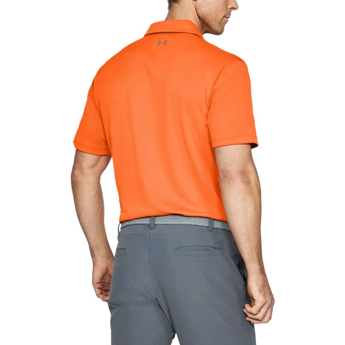 Under Armour Tech Polo Uomo, Team Orange/Graphite 800, XL Tall - immagine 2
