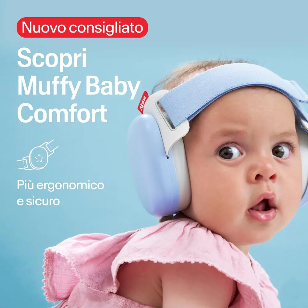 Alpine Muffy Baby Cuffie antirumore per neonati e bambini fino a 36 mesi, Blu - immagine 7