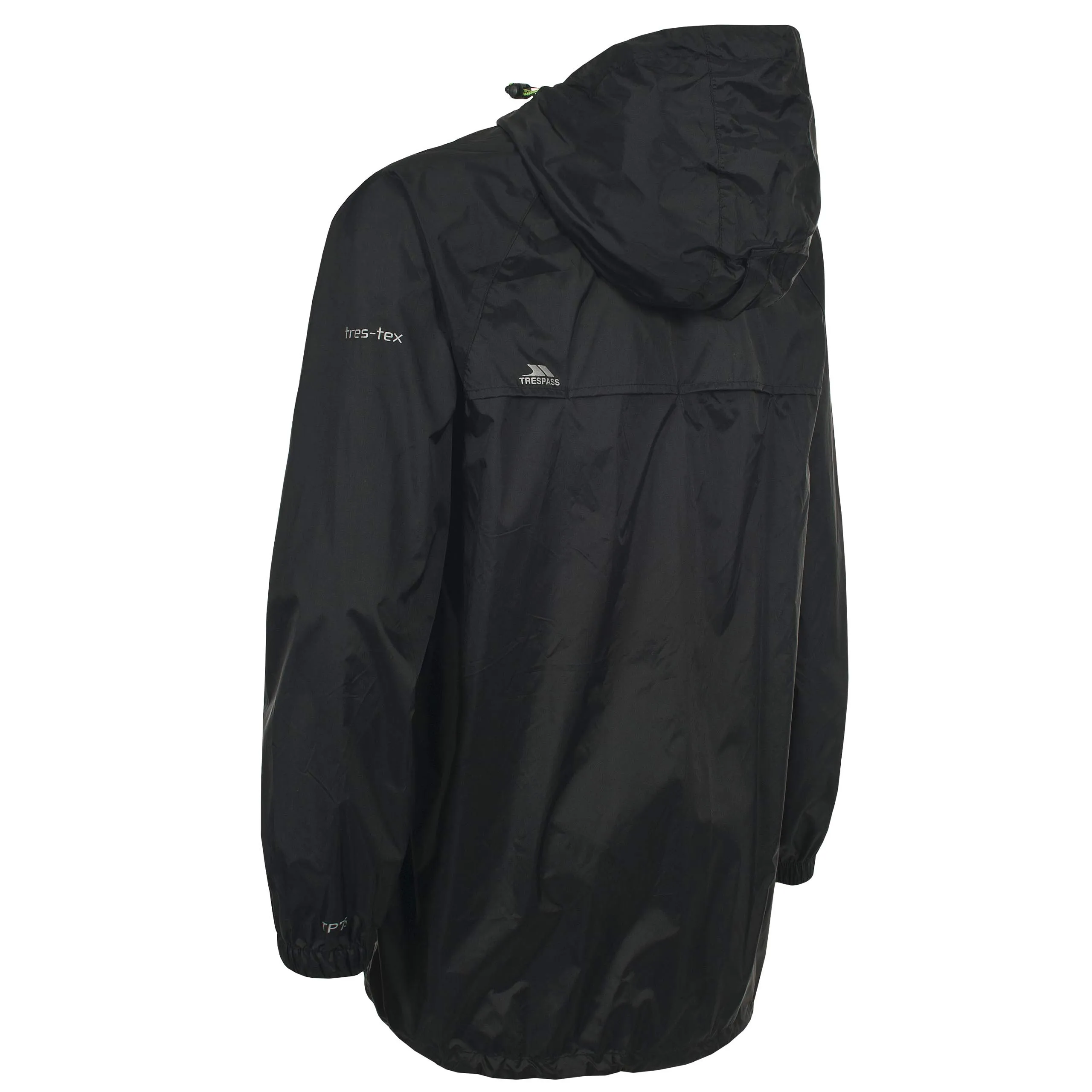 Trespass Qikpac Giacca Impermeabile da Donna - Nero - 3XL - immagine 5