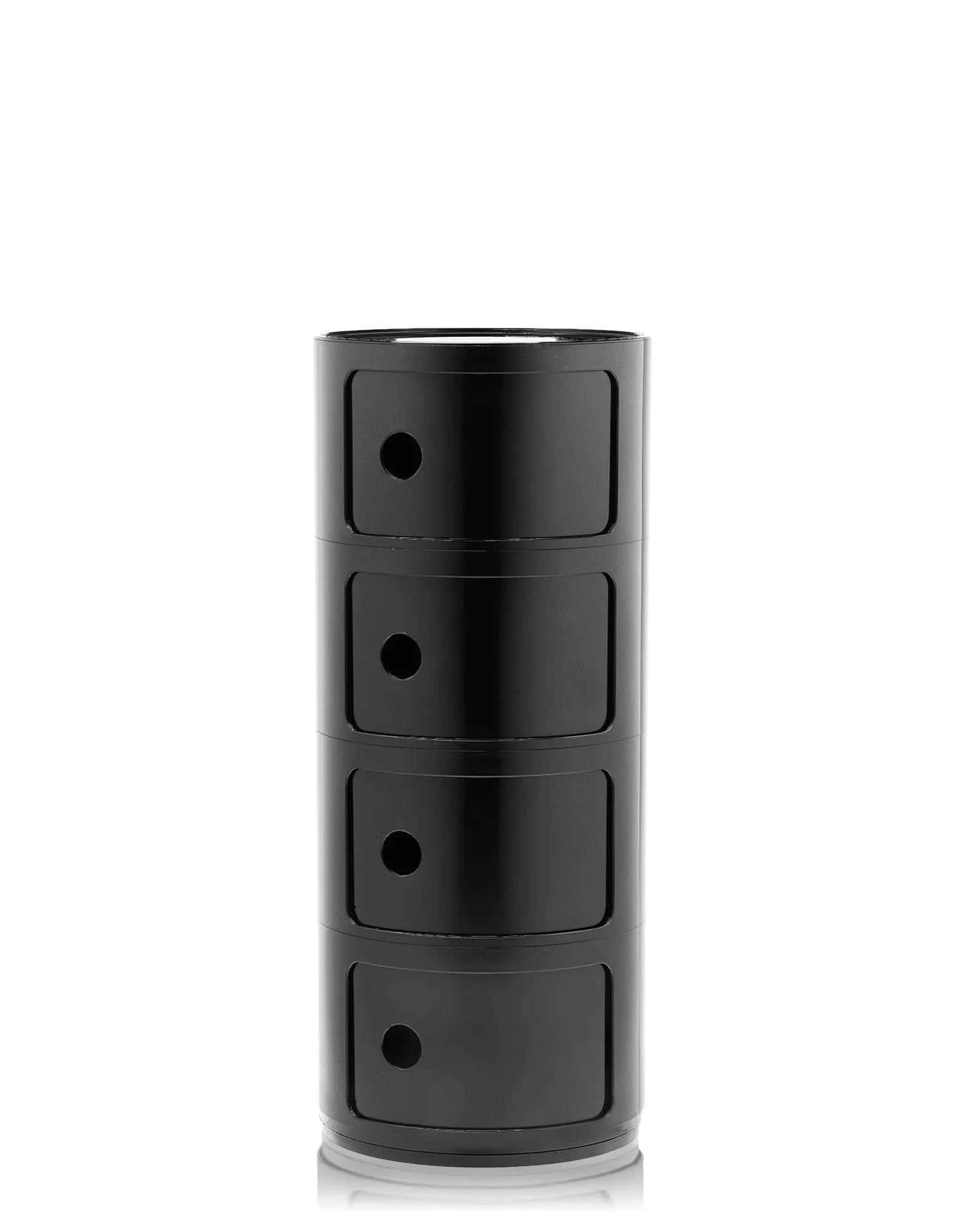 Kartell Componibili Contenitore 4 Elementi, Nero, 32 x 32 x 77 cm - immagine 1