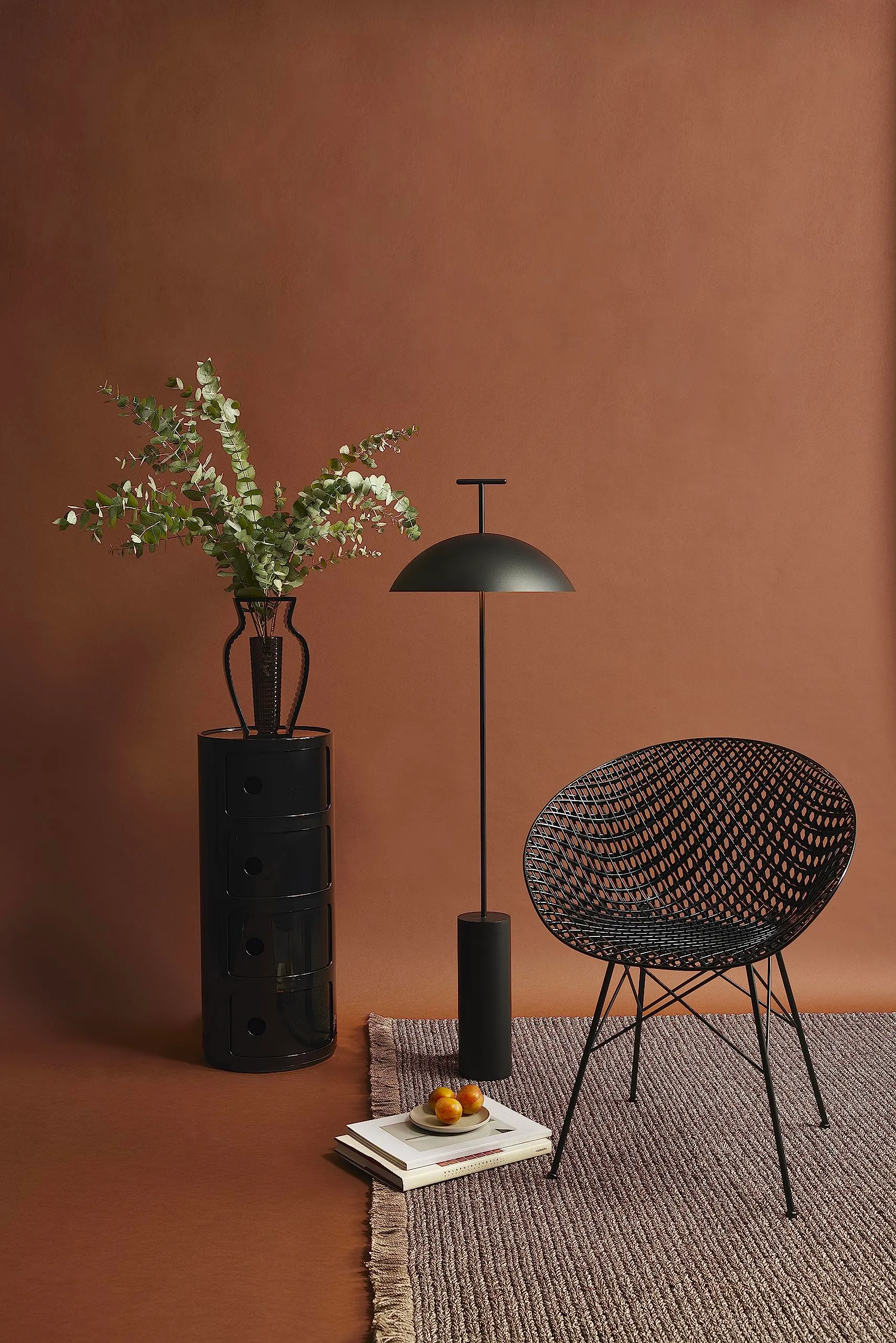 Kartell Componibili Contenitore 4 Elementi, Nero, 32 x 32 x 77 cm - immagine 2