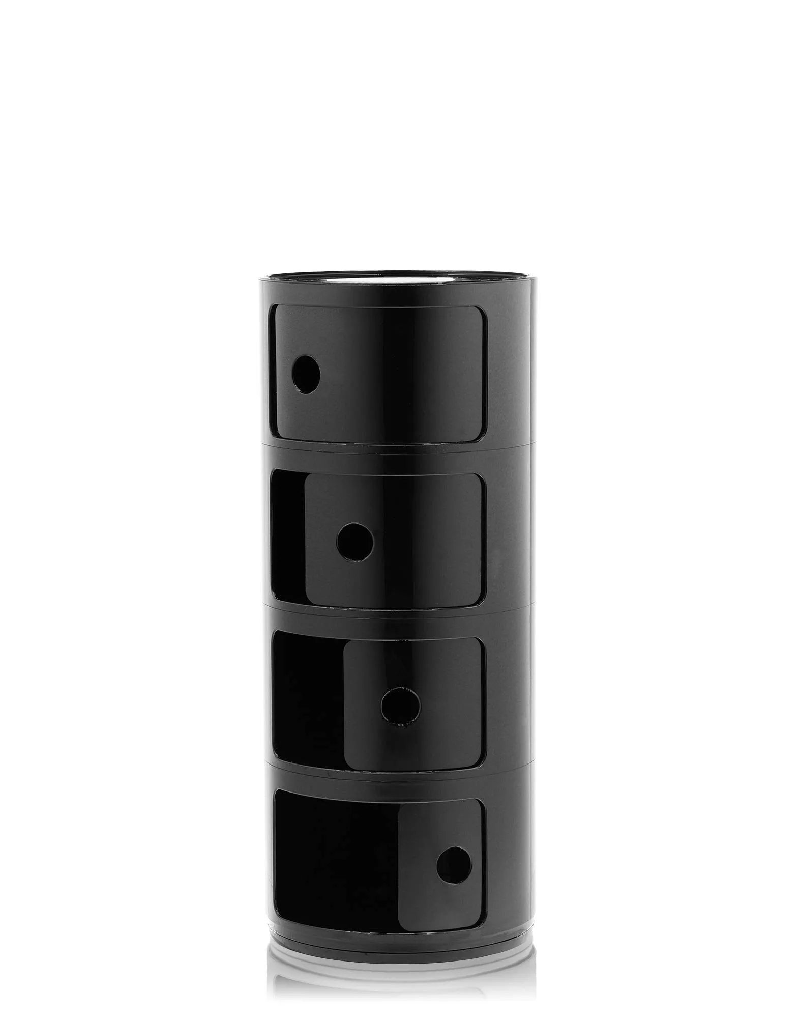 Kartell Componibili Contenitore 4 Elementi, Nero, 32 x 32 x 77 cm - immagine 3