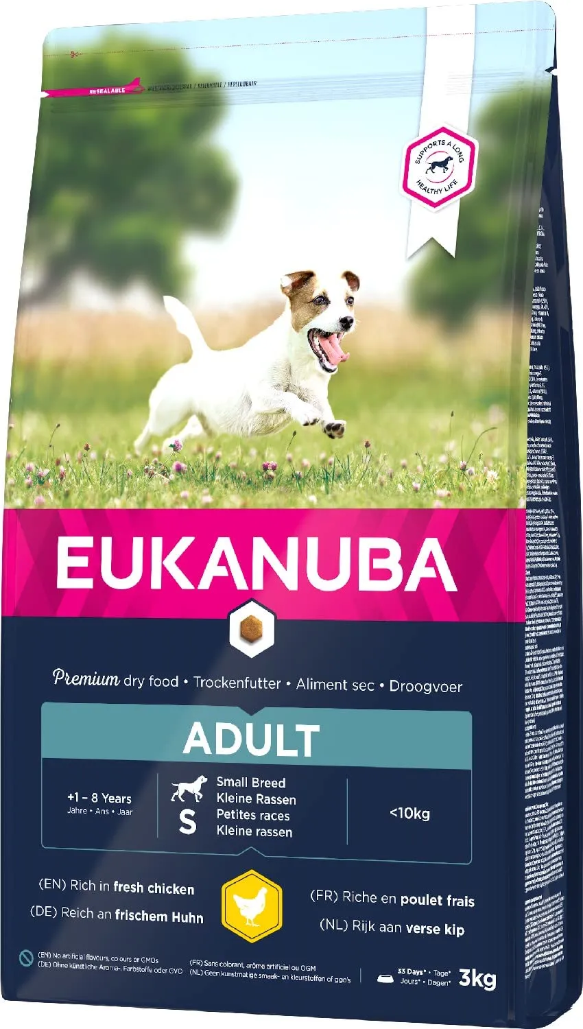 Eukanuba Cibo per cani adulti di piccola taglia al pollo, 3 kg - immagine 6