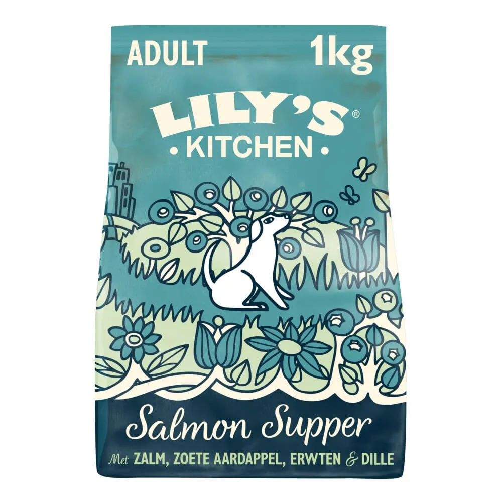 Lily's Kitchen Cibo secco per cani adulti al Salmone, 1kg - immagine 1