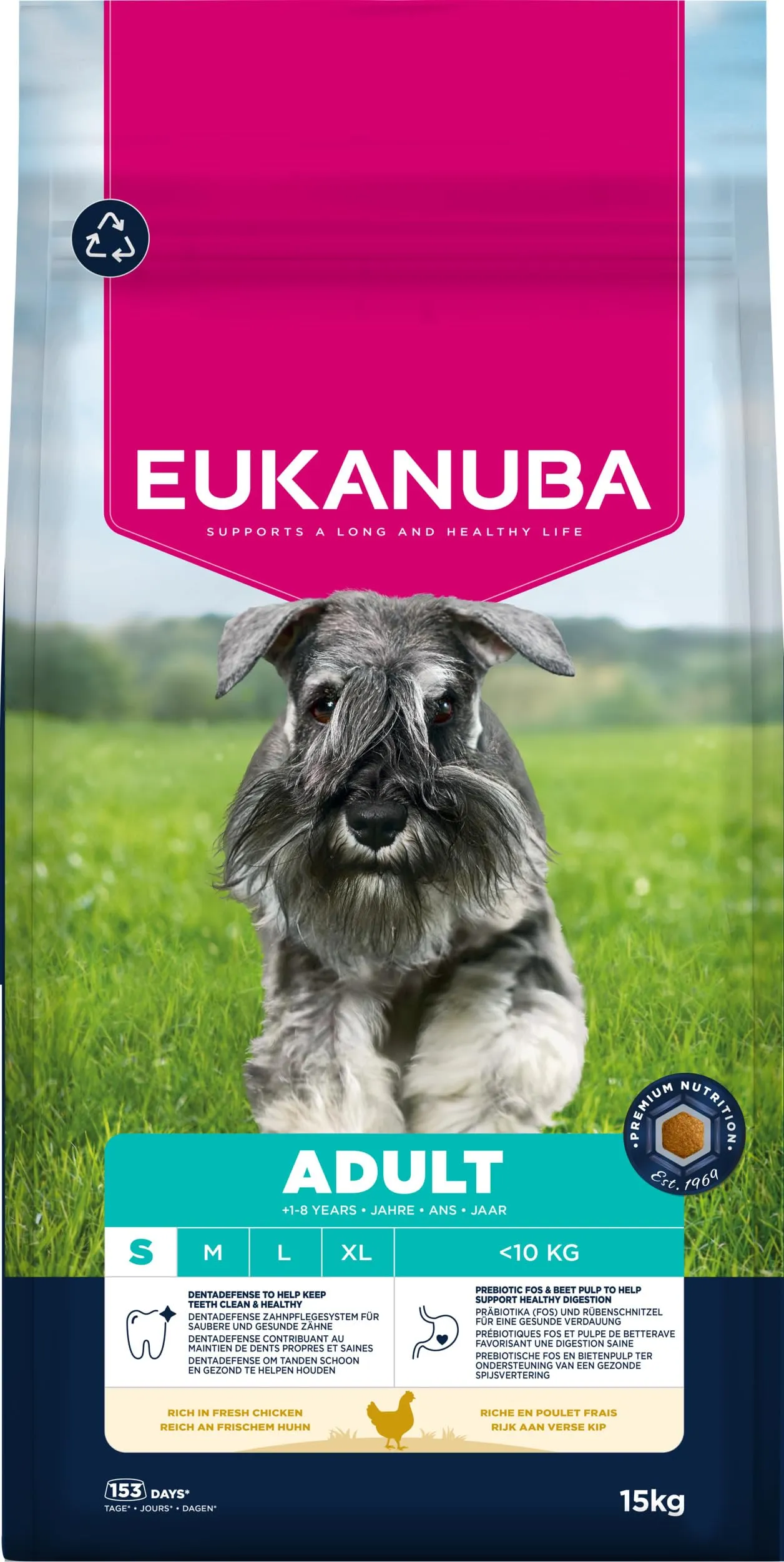Eukanuba Crocchette per cani adulti taglia piccola con pollo fresco, 15 kg - immagine 11