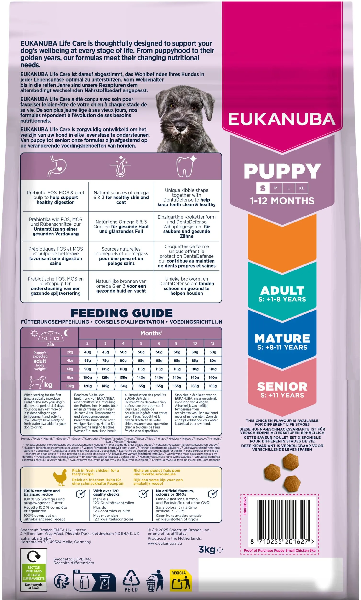 Eukanuba Crocchette per cuccioli taglia piccola con pollo fresco, 3 kg - immagine 12