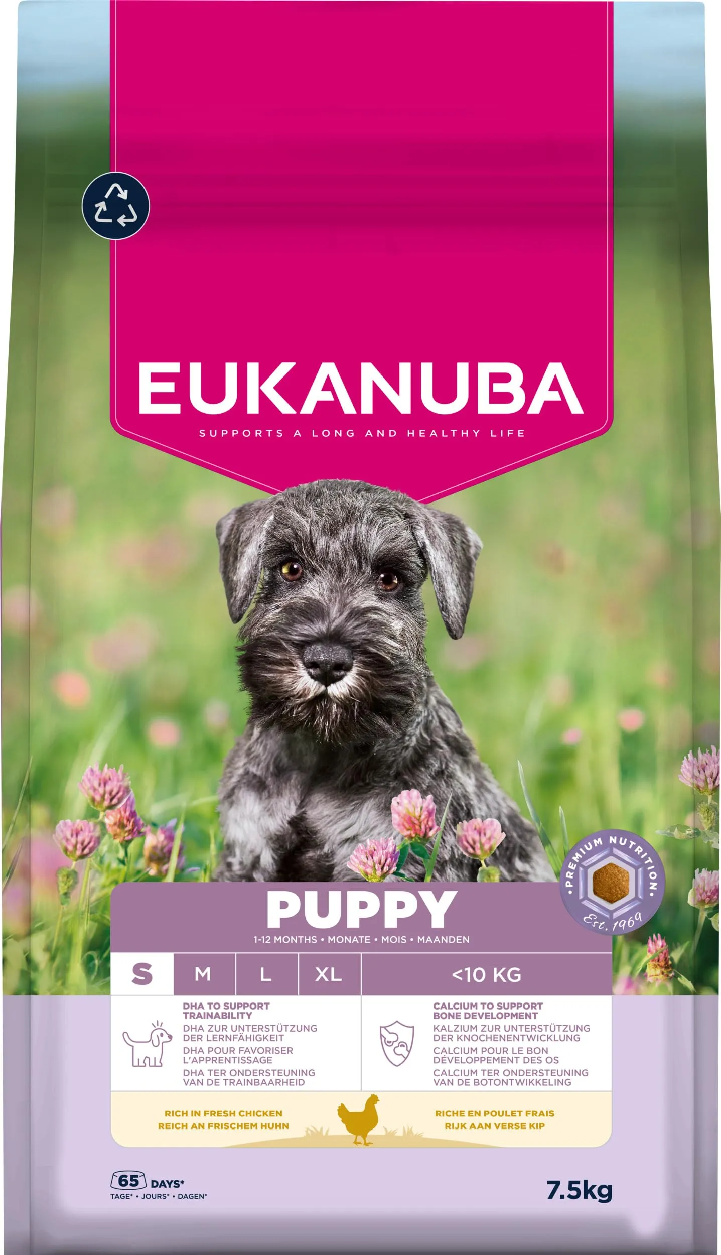 Eukanuba Crocchette per cuccioli taglia piccola con pollo fresco, 7,5 kg - immagine 11