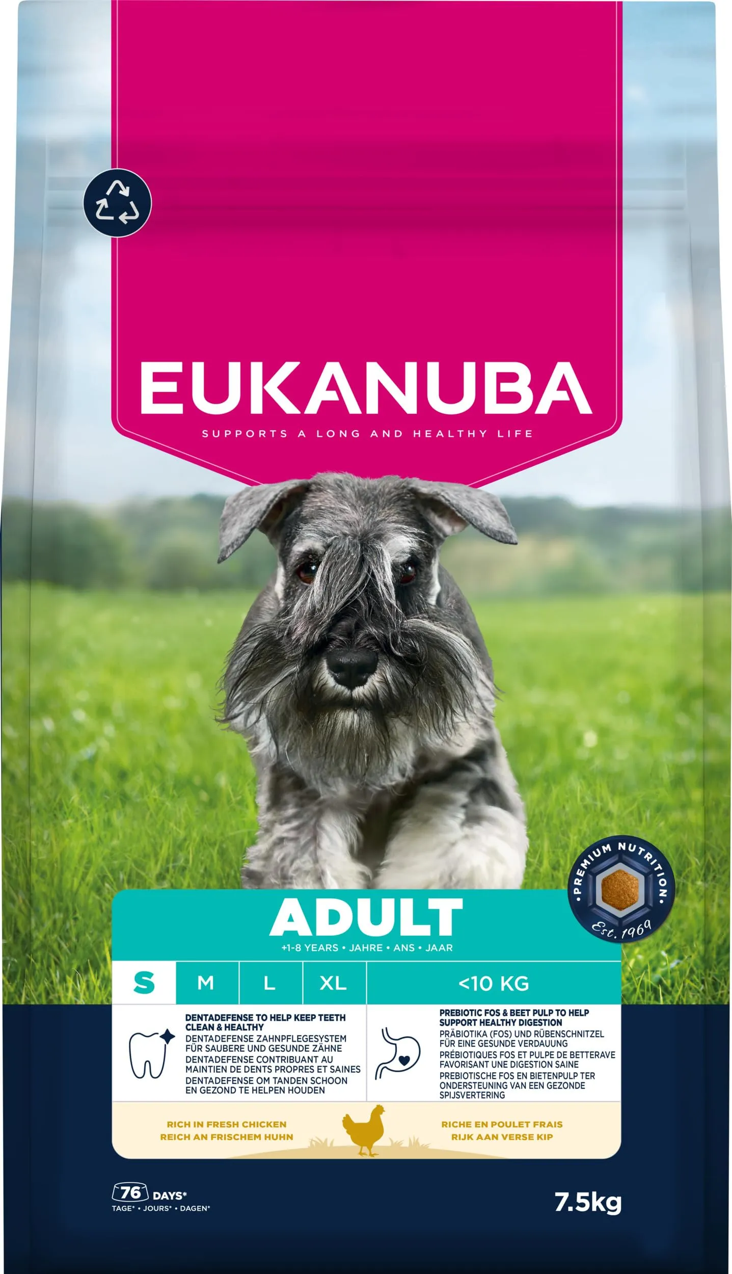 Eukanuba Crocchette per cani adulti taglia piccola con pollo fresco, 7,5 kg - immagine 11
