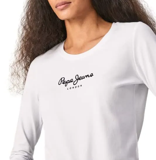 Pepe Jeans New Virginia LS Women's Shirt - White, M - immagine 3