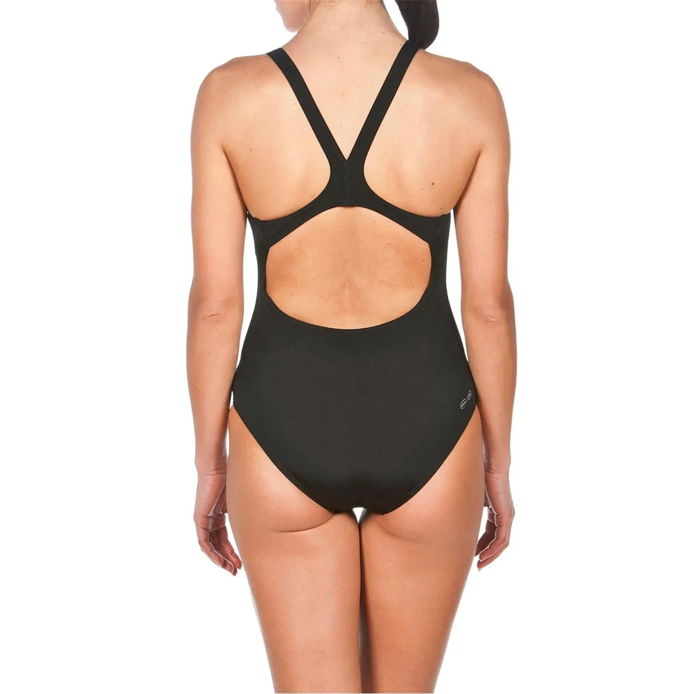 Arena Solid Swim Pro Women's Sport Swimsuit, Black/White, 44 - immagine 3