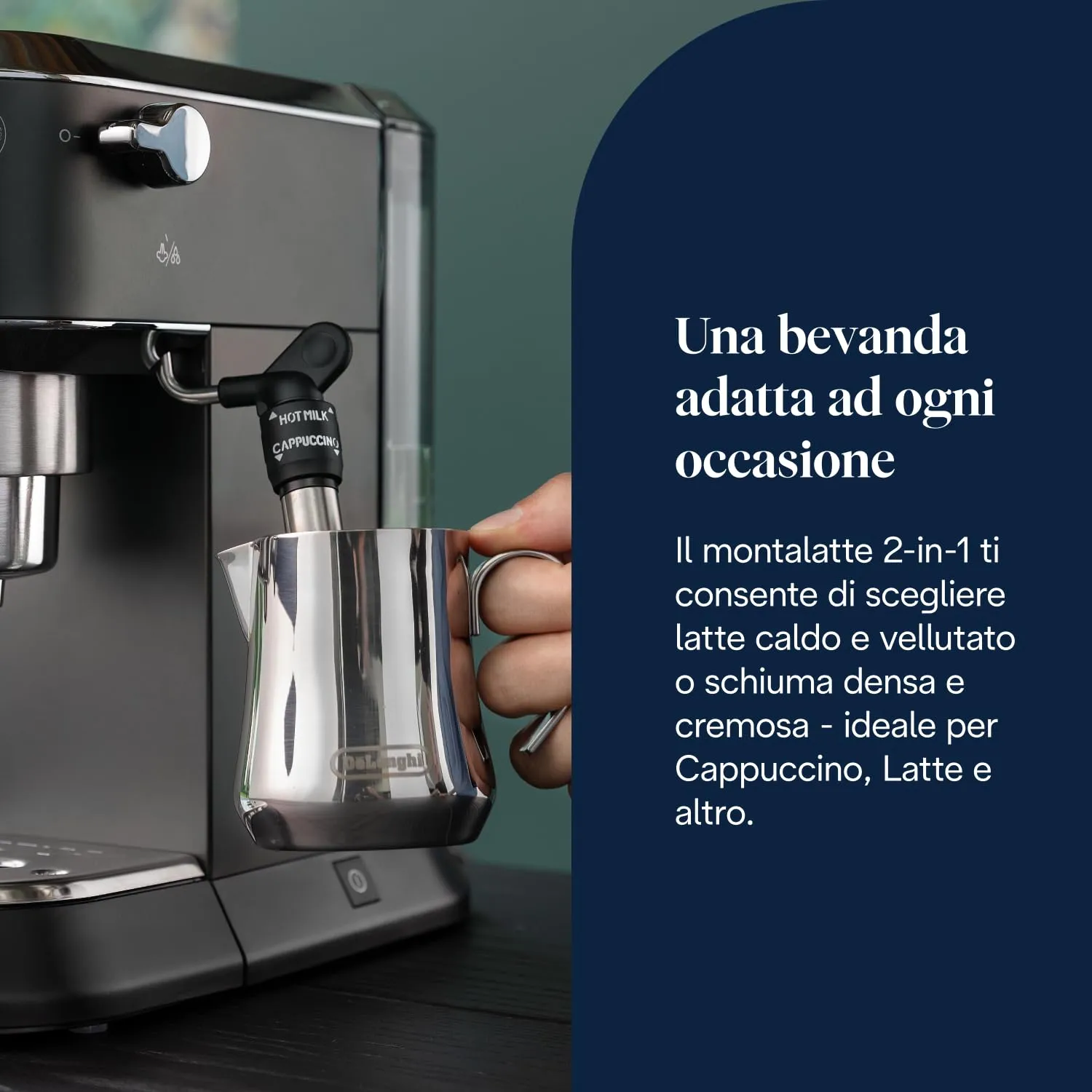 De'Longhi Dedica Style Perfetto Macchina da Caffè Espresso EC685.BK, Nero - immagine 6