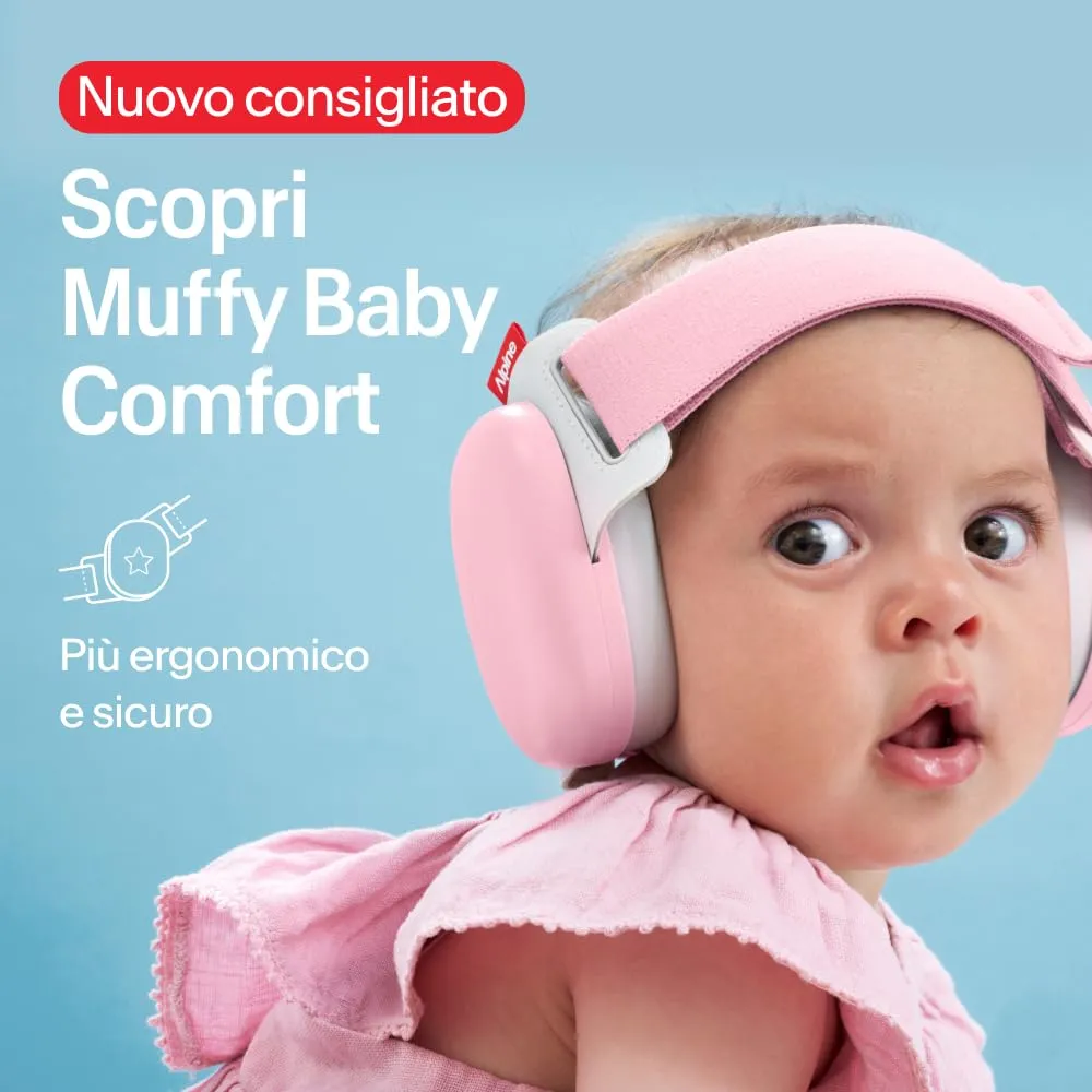 Alpine Muffy Baby Cuffie antirumore per neonati e bambini fino a 36 mesi, Rosa - immagine 7
