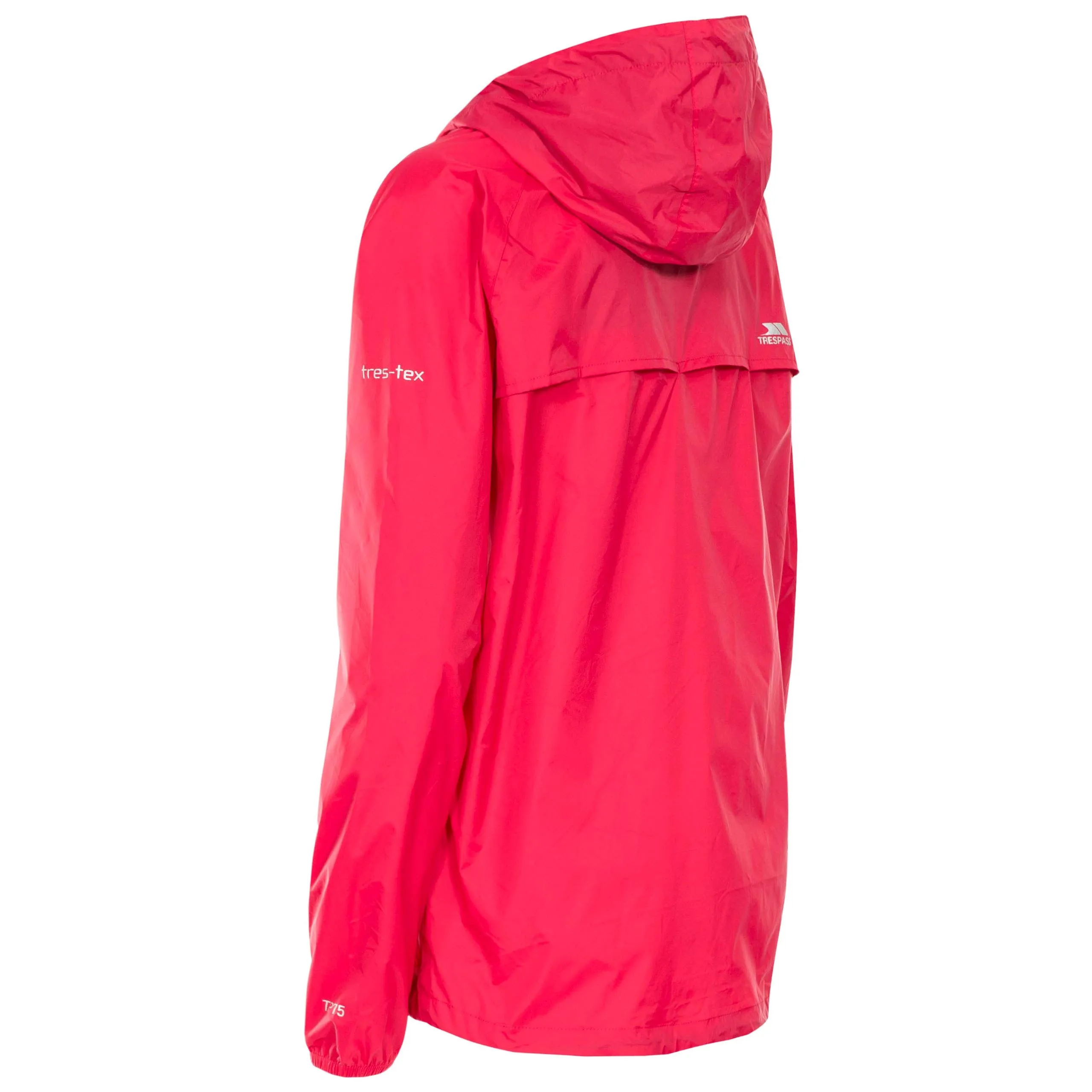 Trespass Qikpac Giacca Impermeabile da Donna - Lampone, XL - immagine 4