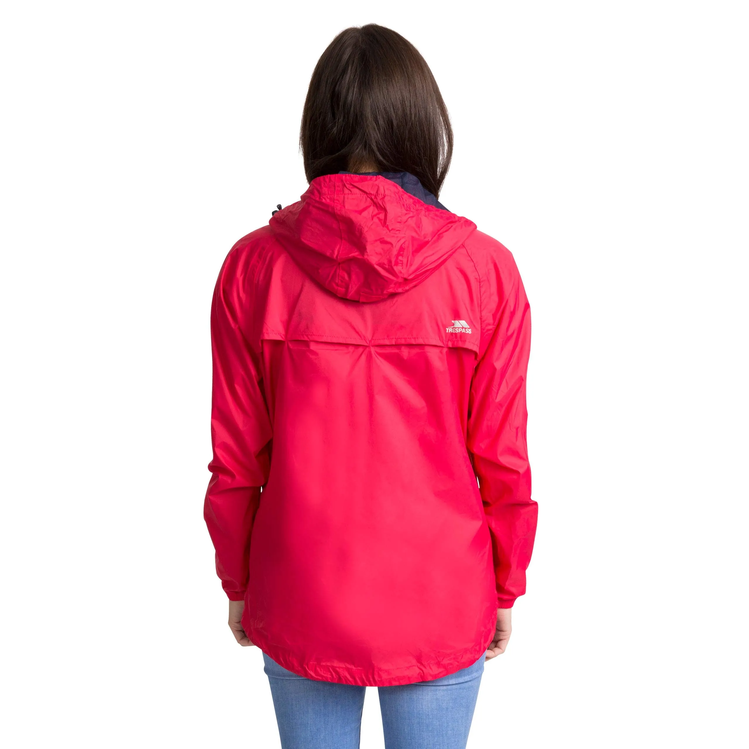 Trespass Qikpac Giacca Impermeabile da Donna - Lampone, XL - immagine 6