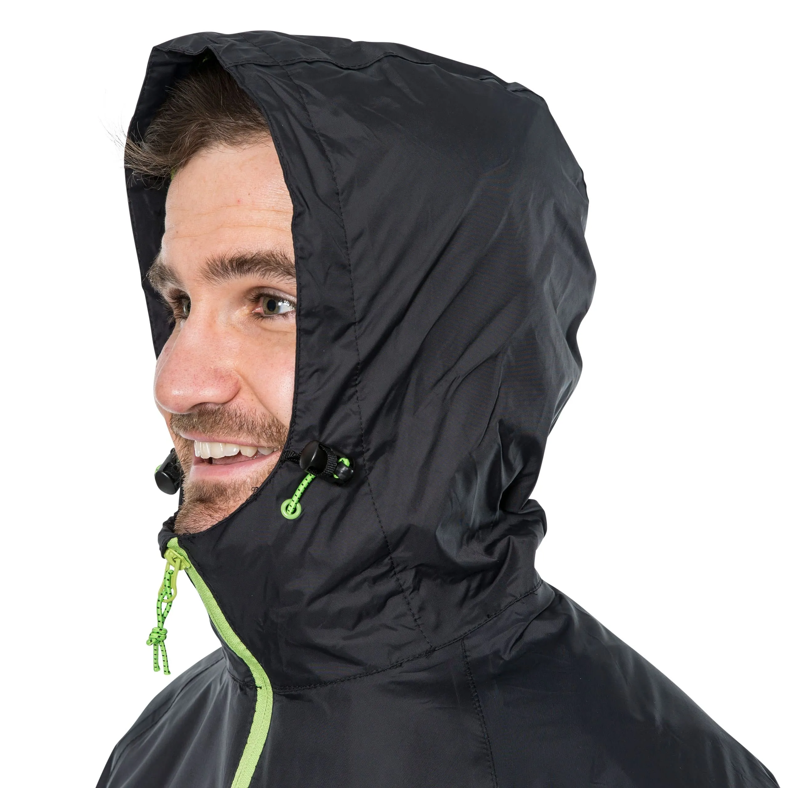 Trespass Qikpac Giacca Impermeabile da Donna - Nero - XXS - immagine 8