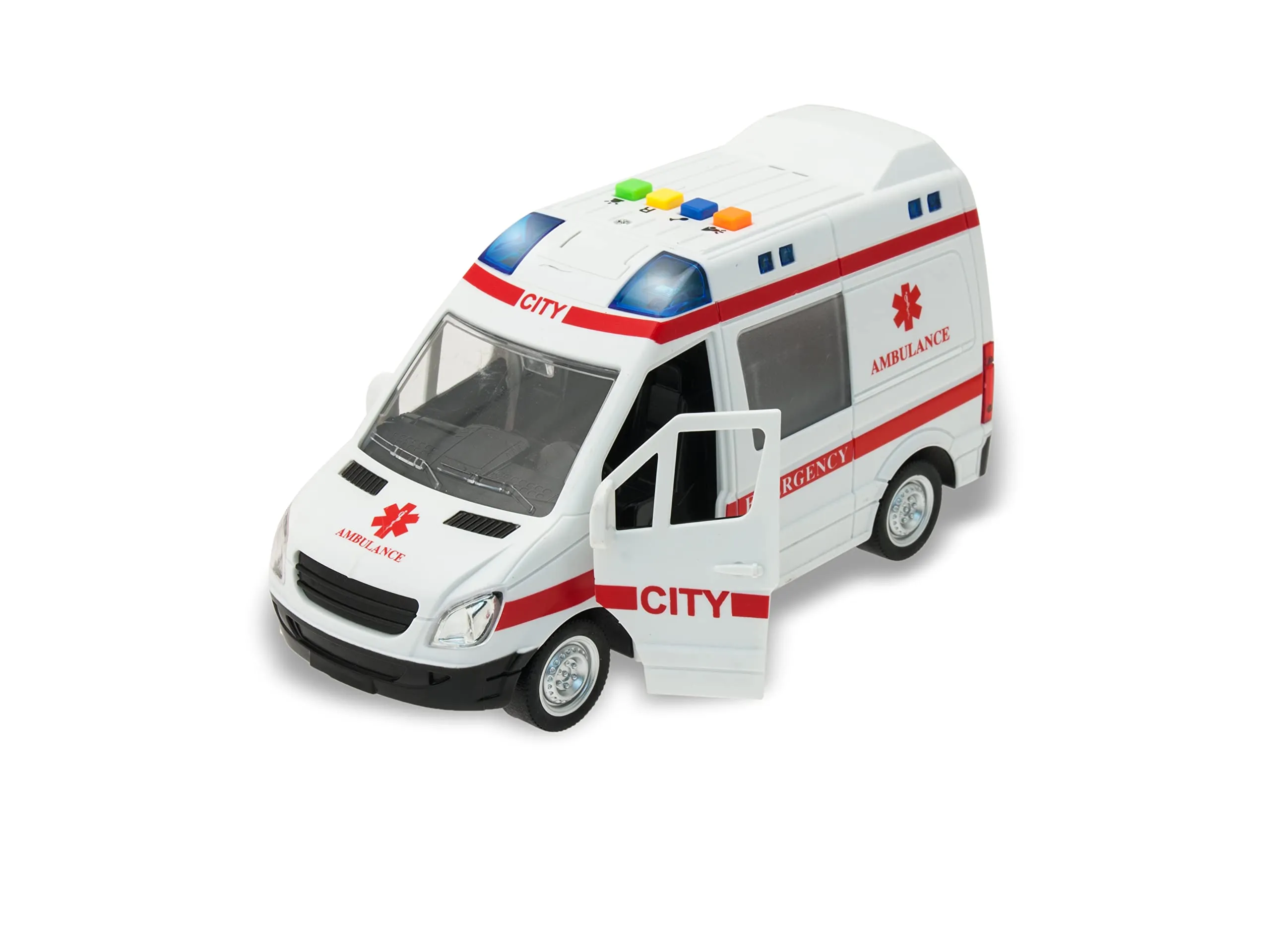 Teorema Giocattoli Ambulanza Giocattolo con Luci e Suoni, Scala 1:16 - immagine 1