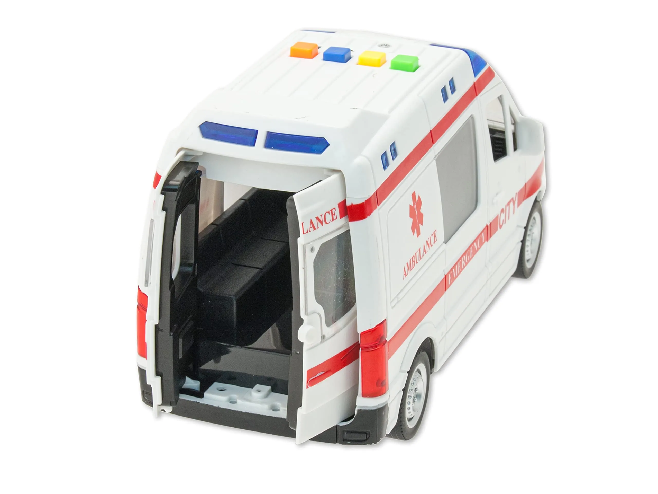 Teorema Giocattoli Ambulanza Giocattolo con Luci e Suoni, Scala 1:16 - immagine 2