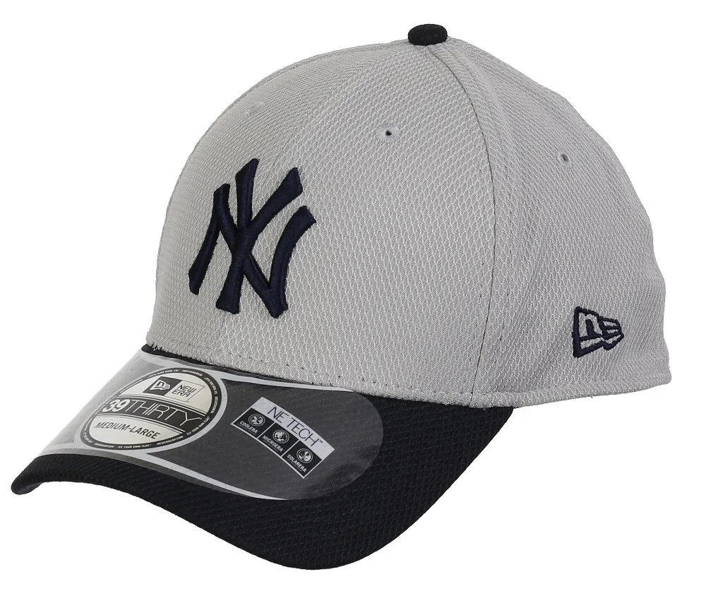 New Era 9Forty Tech Yankees Baseball Cap - Grey/Red - One Size - immagine 1