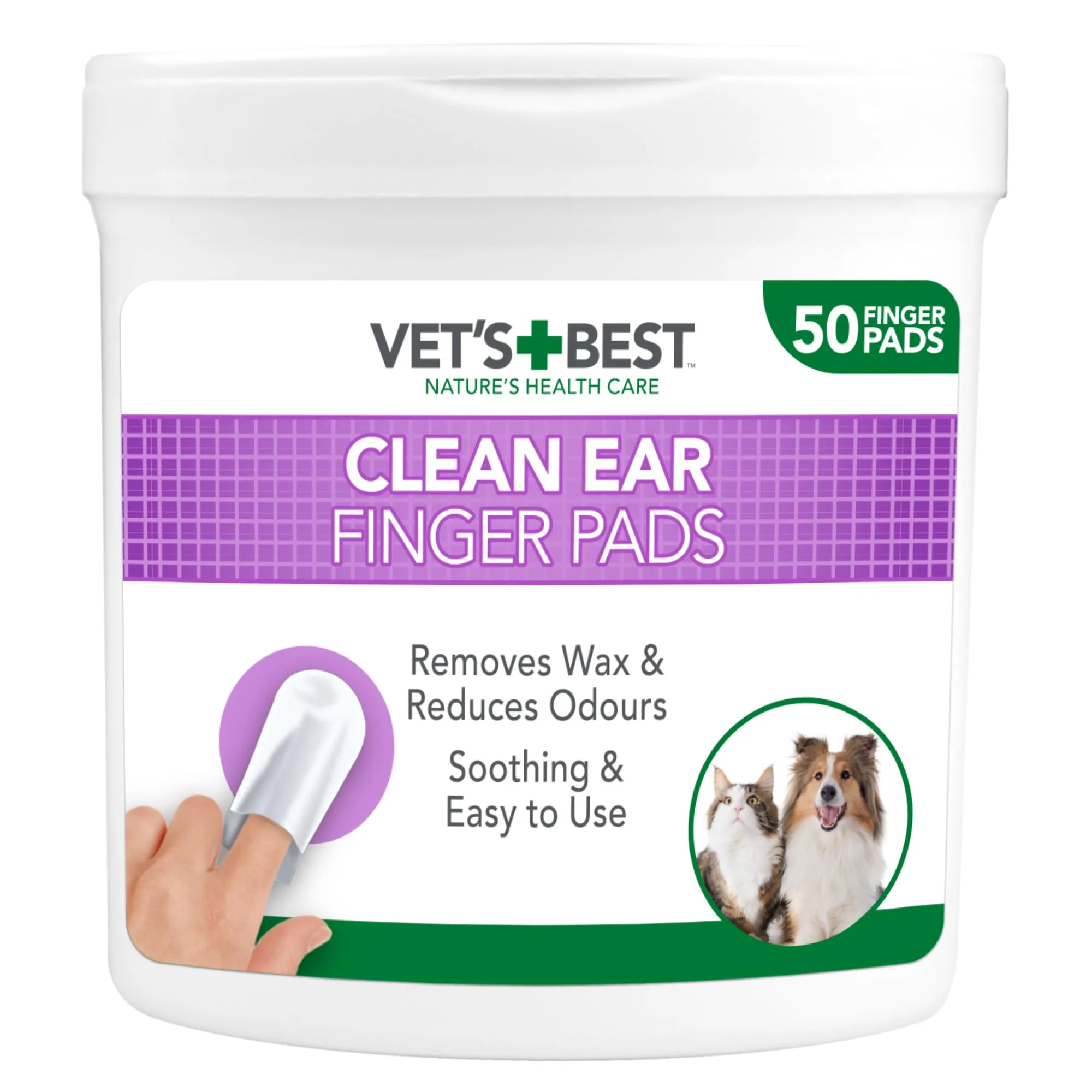 Vet's Best Salviettine Pulizia Orecchie per Cani, 50 Pezzi - immagine 1