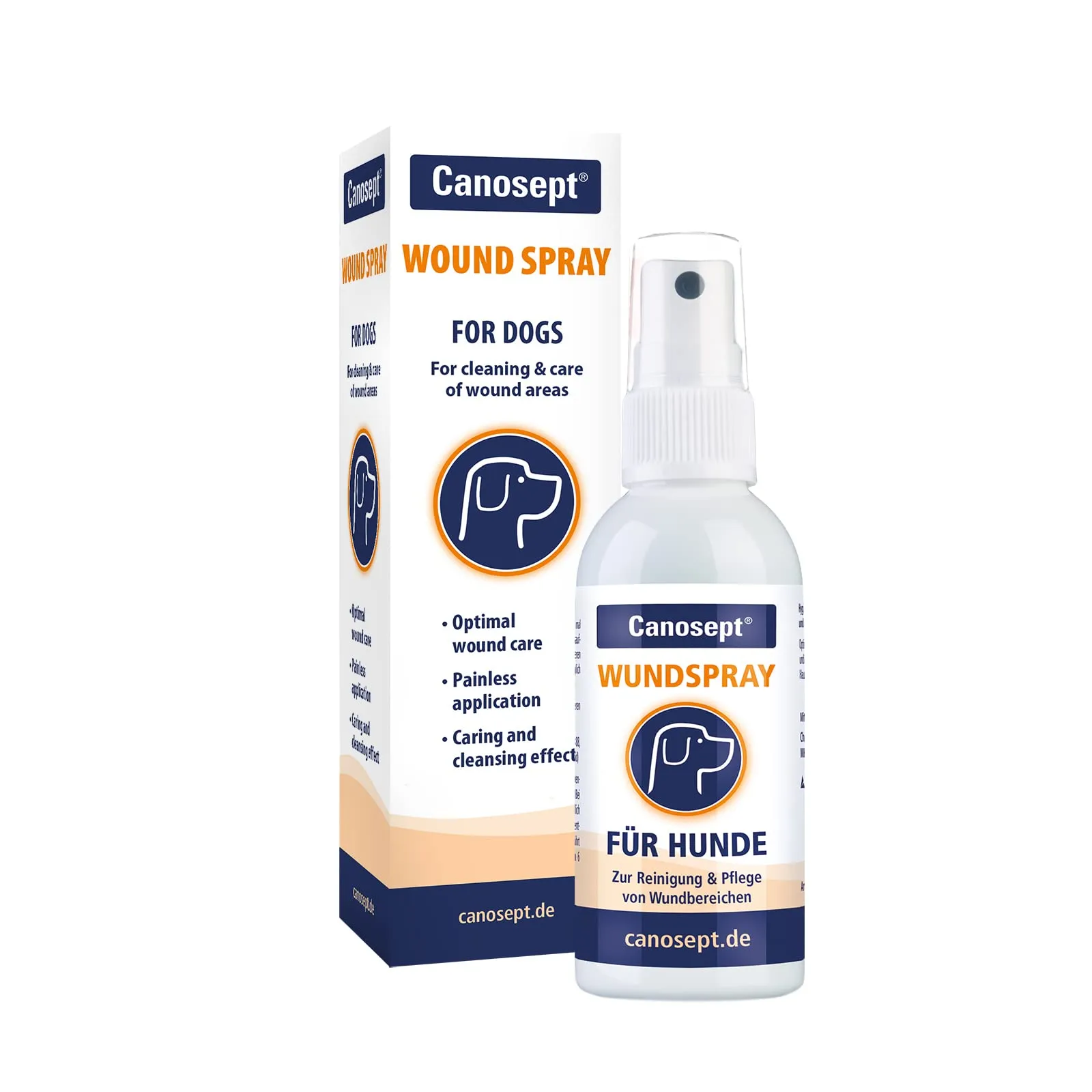 Canosept Spray Per Ferite Per Cani 75 ml - immagine 1
